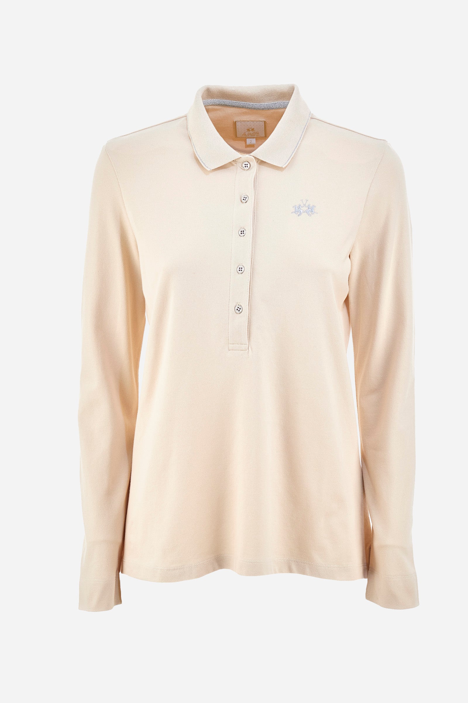 Poloshirt aus Stretch-Baumwolle, Regular Fit – Zadie