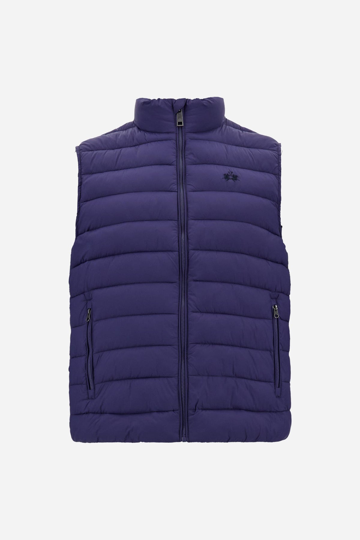 Men's sleeveless nylon down jacket with small logo - Damir