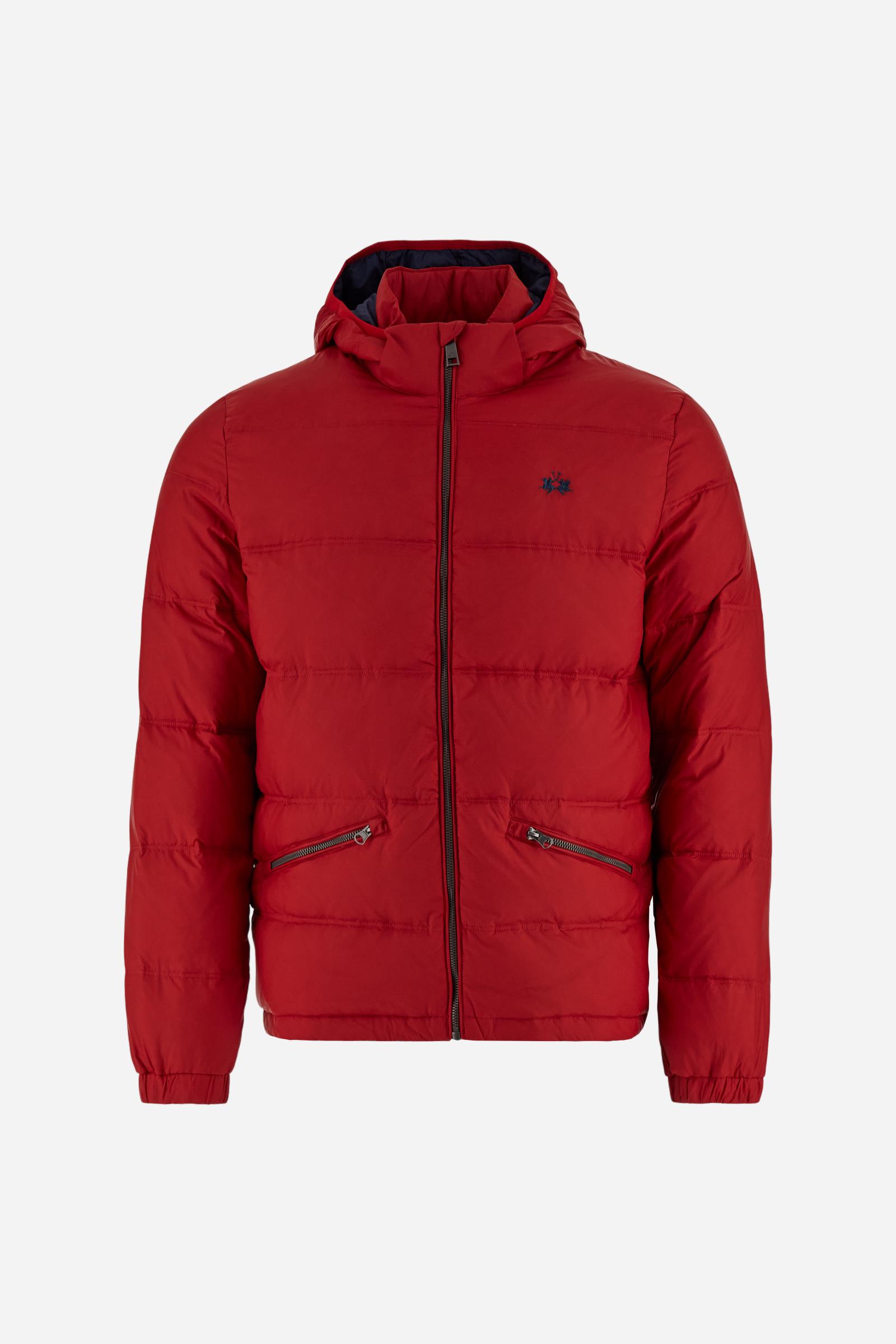 Men’s nylon down jacket with feather padding - Bertrand