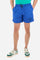 Single-colour men's swimming shorts, made of synthetic fabric. Featuring a drawstring and tie with "La Martina" lettering. Double welt pocket on the front. Closed pocket on the back. Mesh lining. Large logo embroidered on the front. The fit is regular. The model wears a size L. - Olympian blue