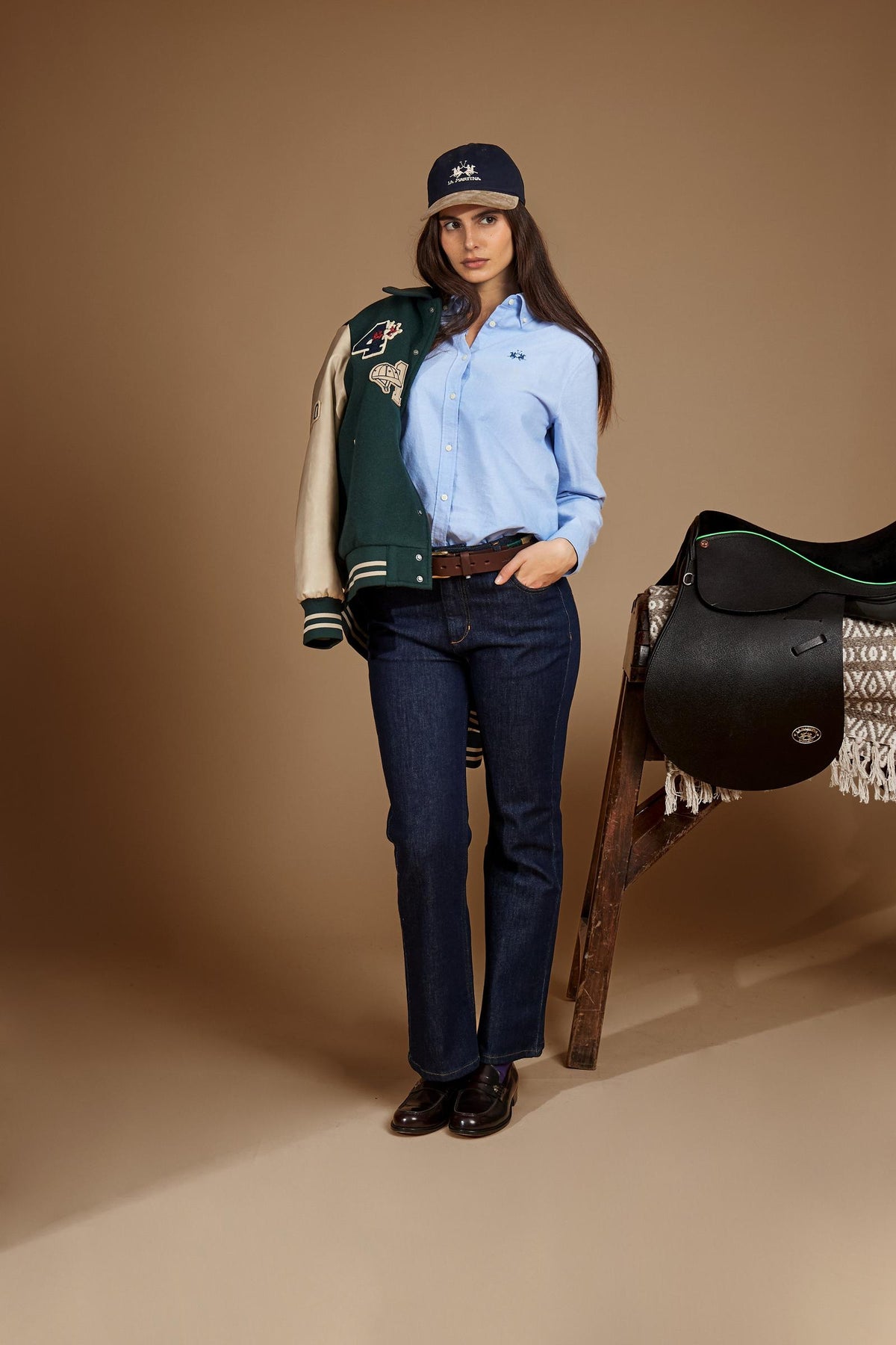 Women's Oxford shirt in pure cotton – Divina
