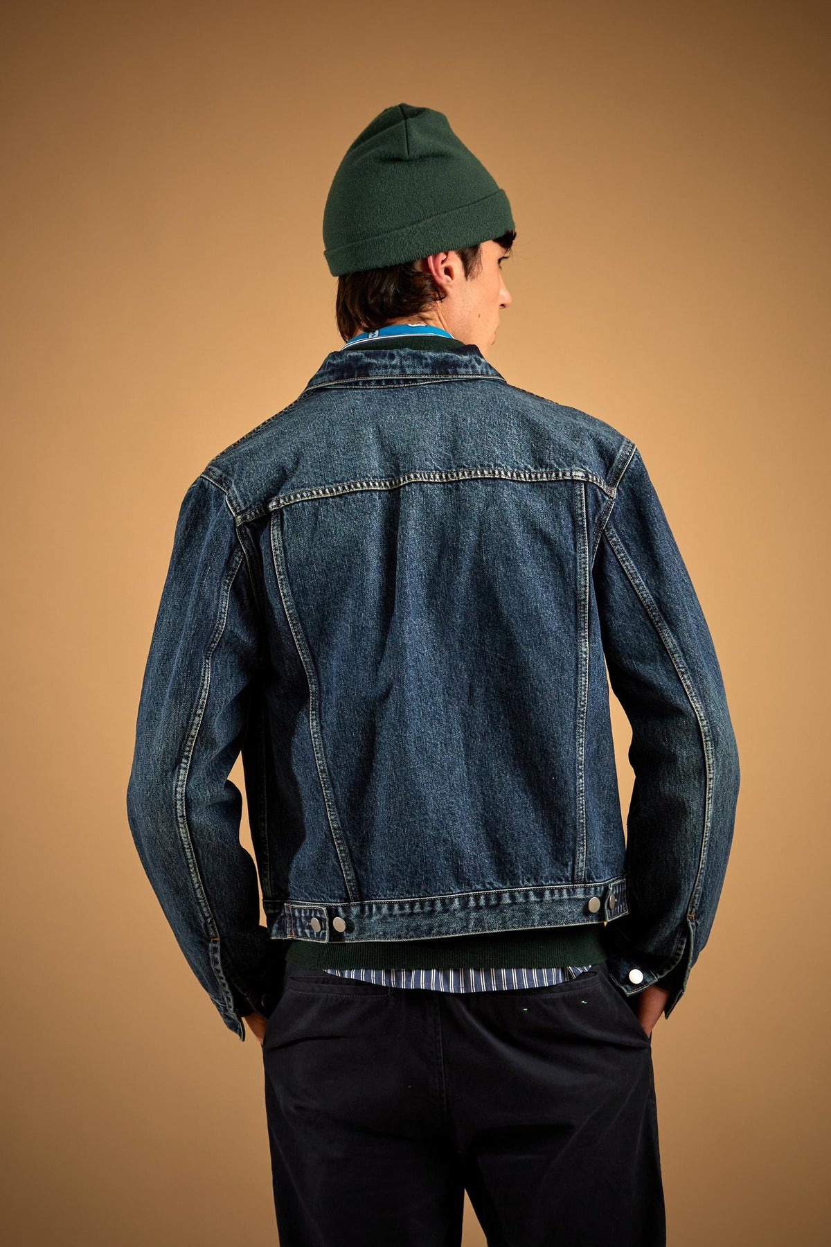 Men's denim jacket with vintage effect - Darren