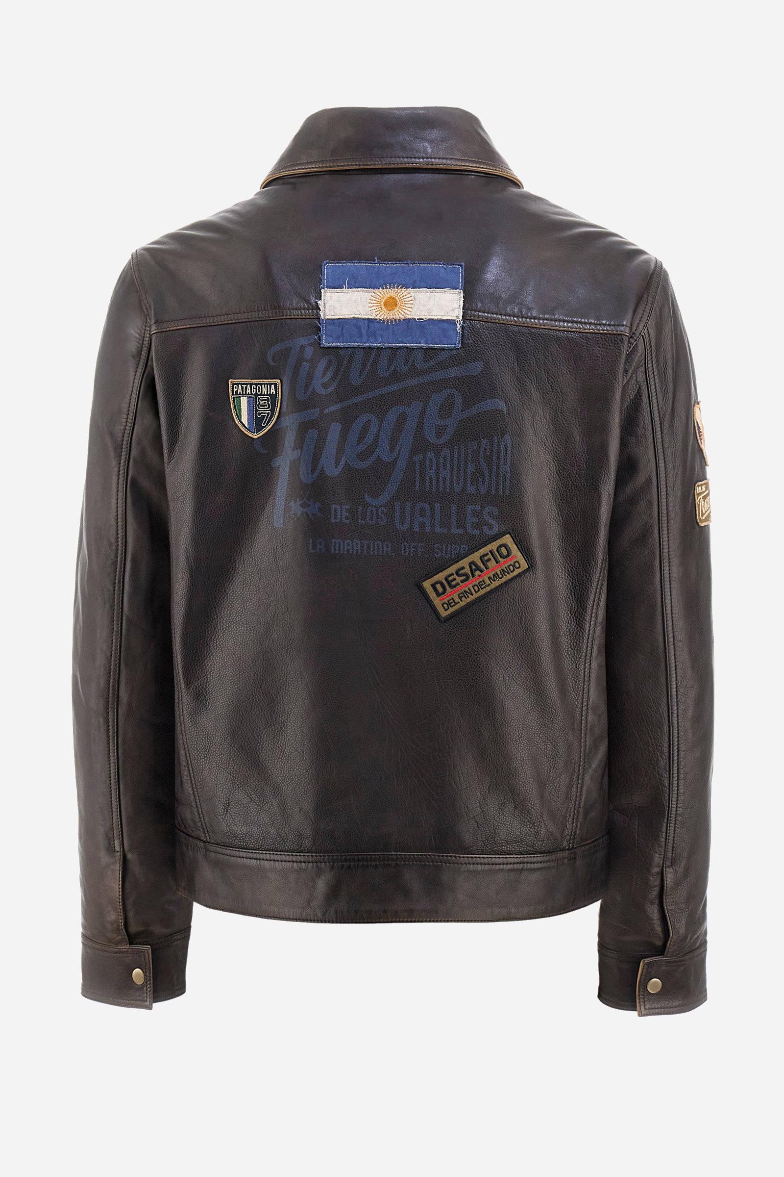 Regular-fit jacket in leather - Zer