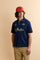 Short-sleeve polo in heavy cotton jersey with contrast details under the collar and placket. “La Martina Polo Club” embroidery on the chest with “Academy Polo Club” crest and additional embroidered detail. Soft contemporary fit. - Navy                                                                                                                                                                                                                                                                                     