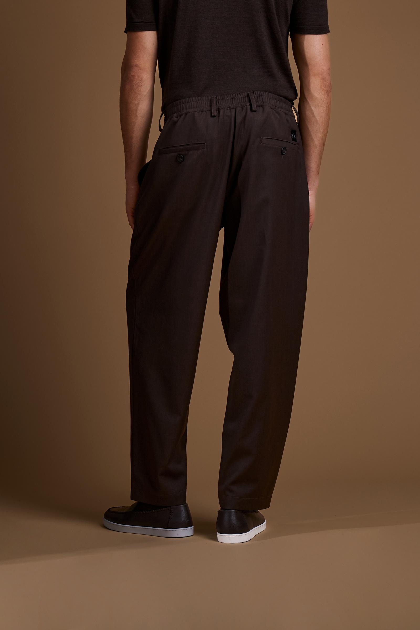 Langer Herrenhose im Relaxed Fit aus Wollmischung – Florian
