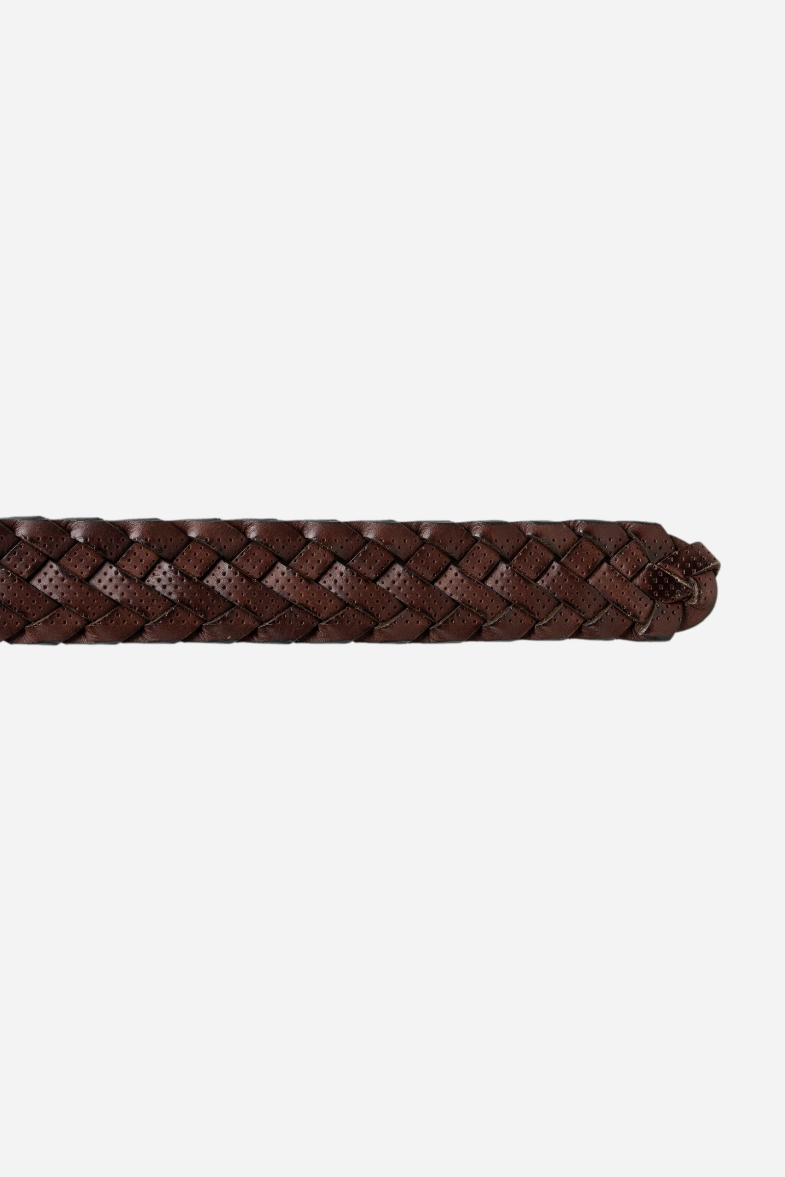 Men's belt in woven leather