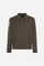 Herren-Polo aus Baumwolle mit langen Ärmeln Flaviano