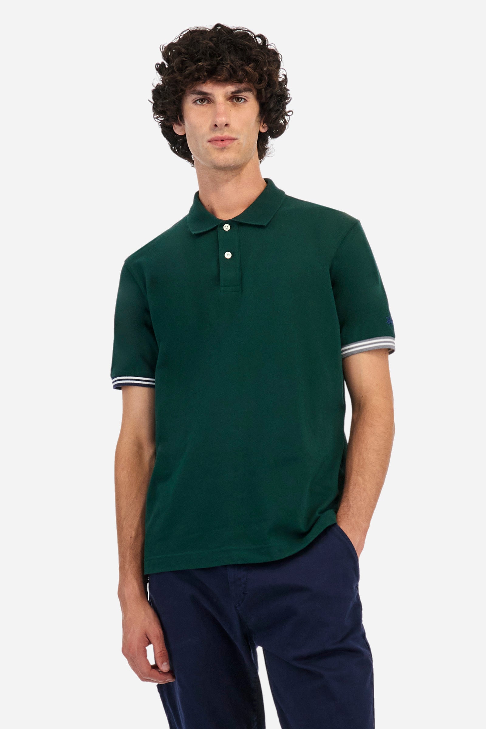 Polo coupe classique en coton stretch - Zaccary