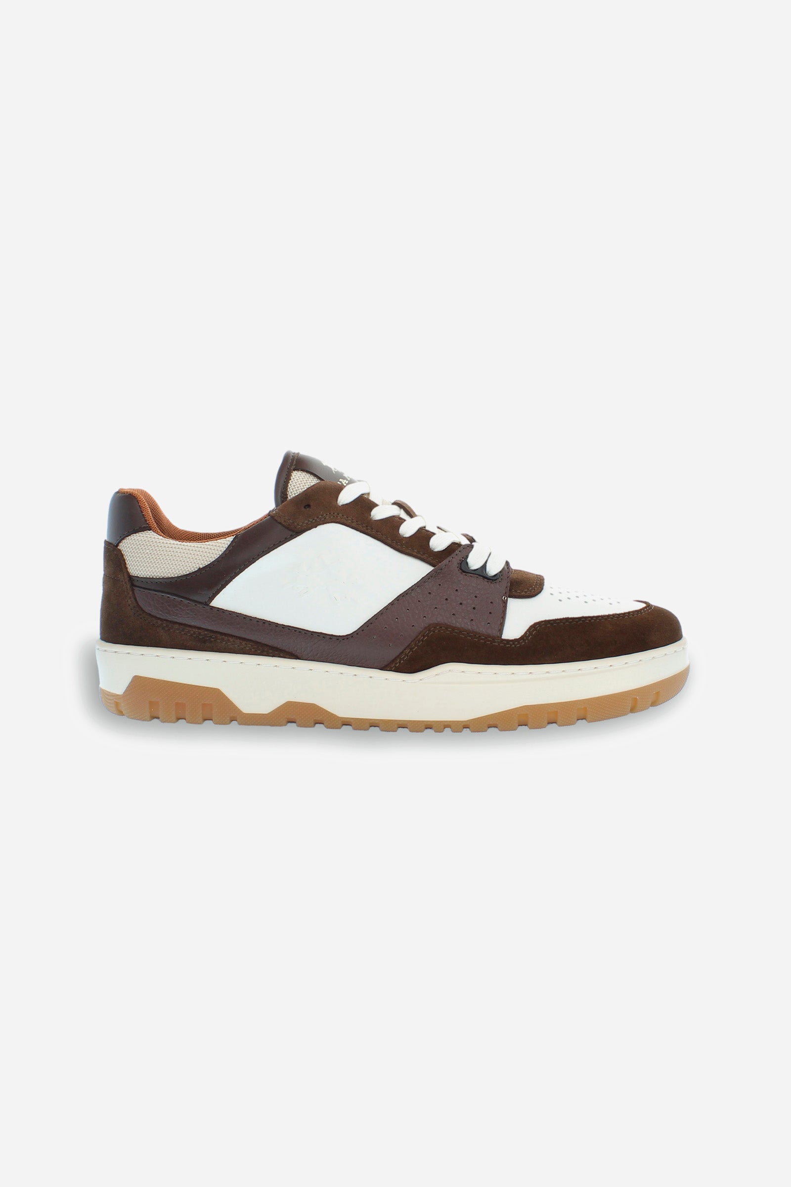 Sneaker basket vintage uomo in pelle mista vegetale - Field 85