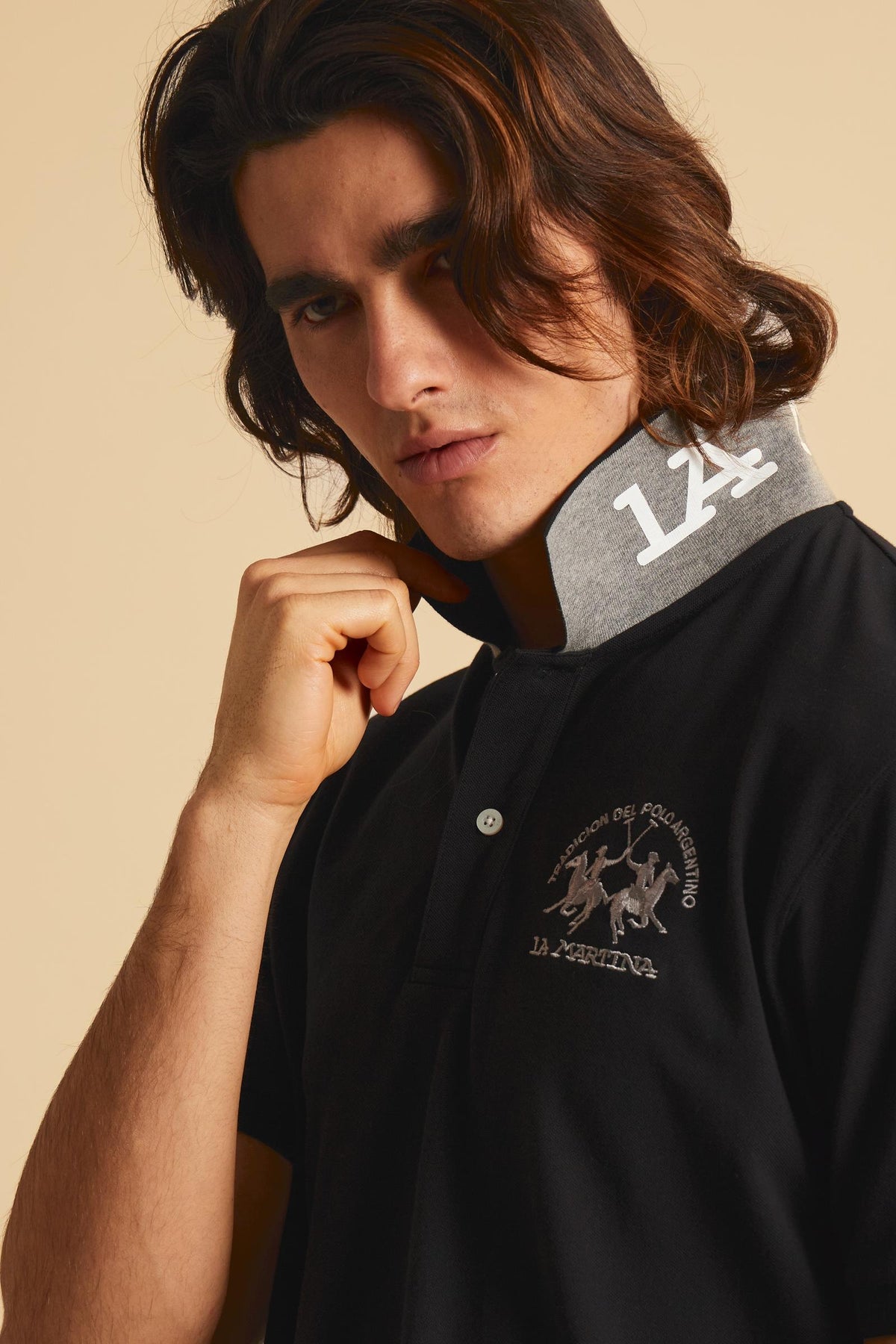 Polo da uomo regular fit team logo - Miguel