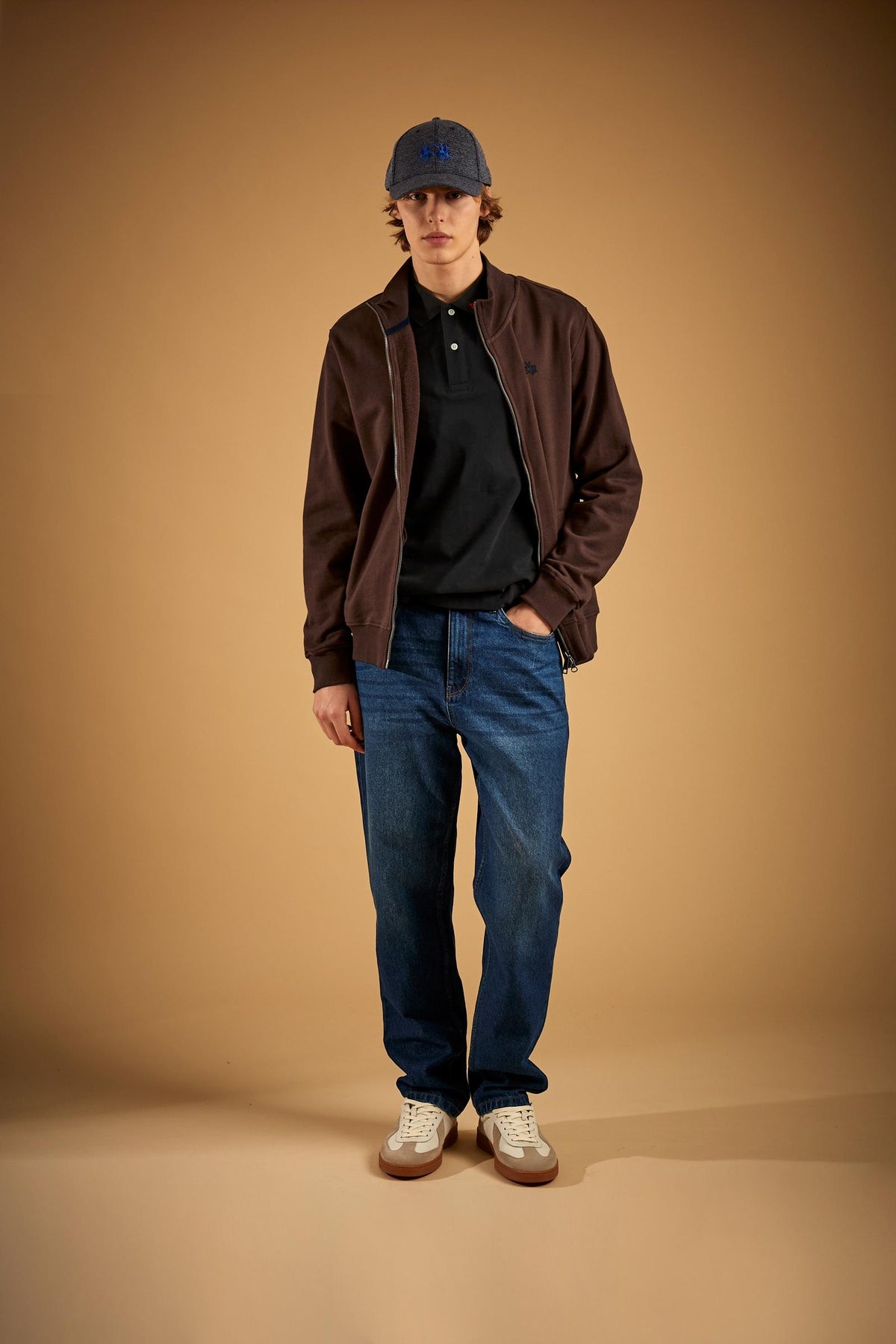 Men's full-zip sweatshirt in French Terry - Dorian