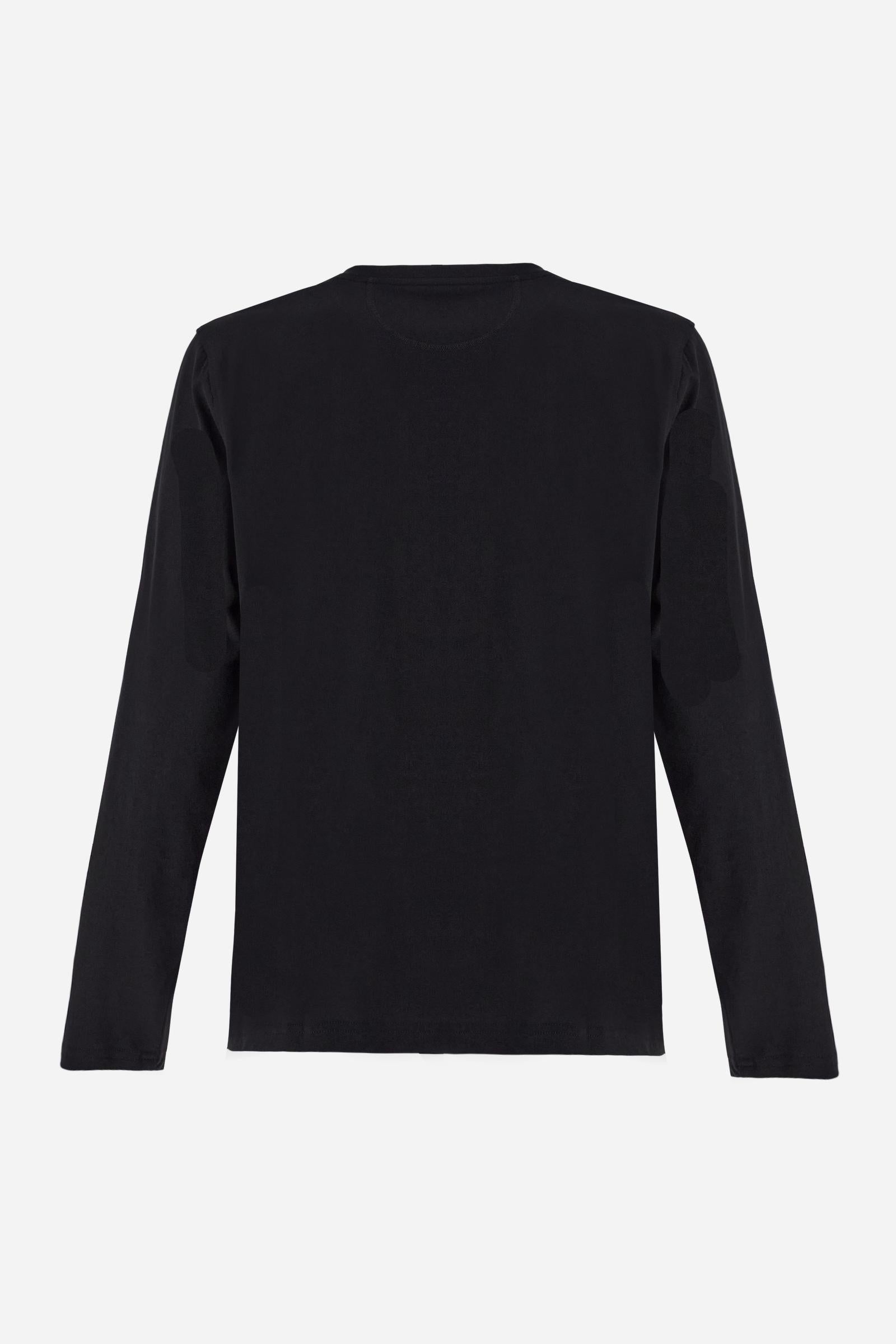 Men’s crew‑neck T‑shirt in cotton jersey basic - Benjy