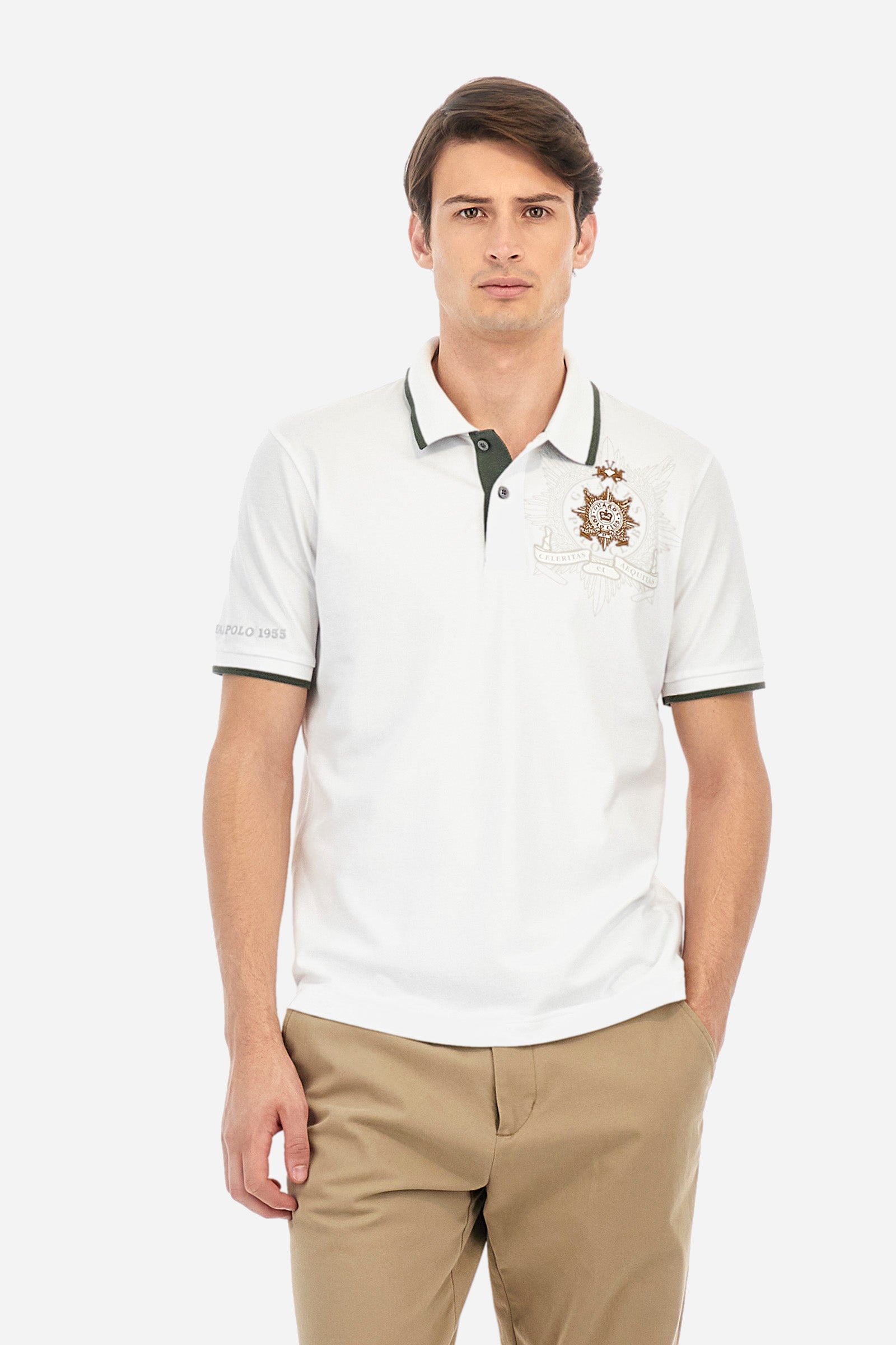 Guards polo shirt in piqué cotton in regular fit - Anfione