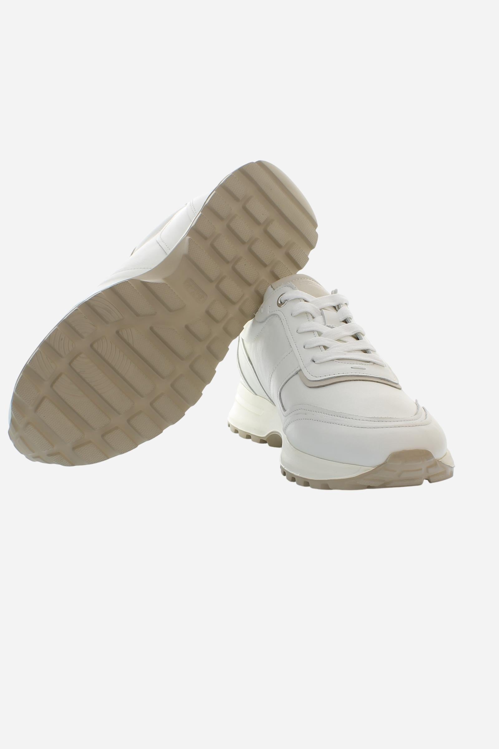 Herren Essential White Runner Sneaker - Brim