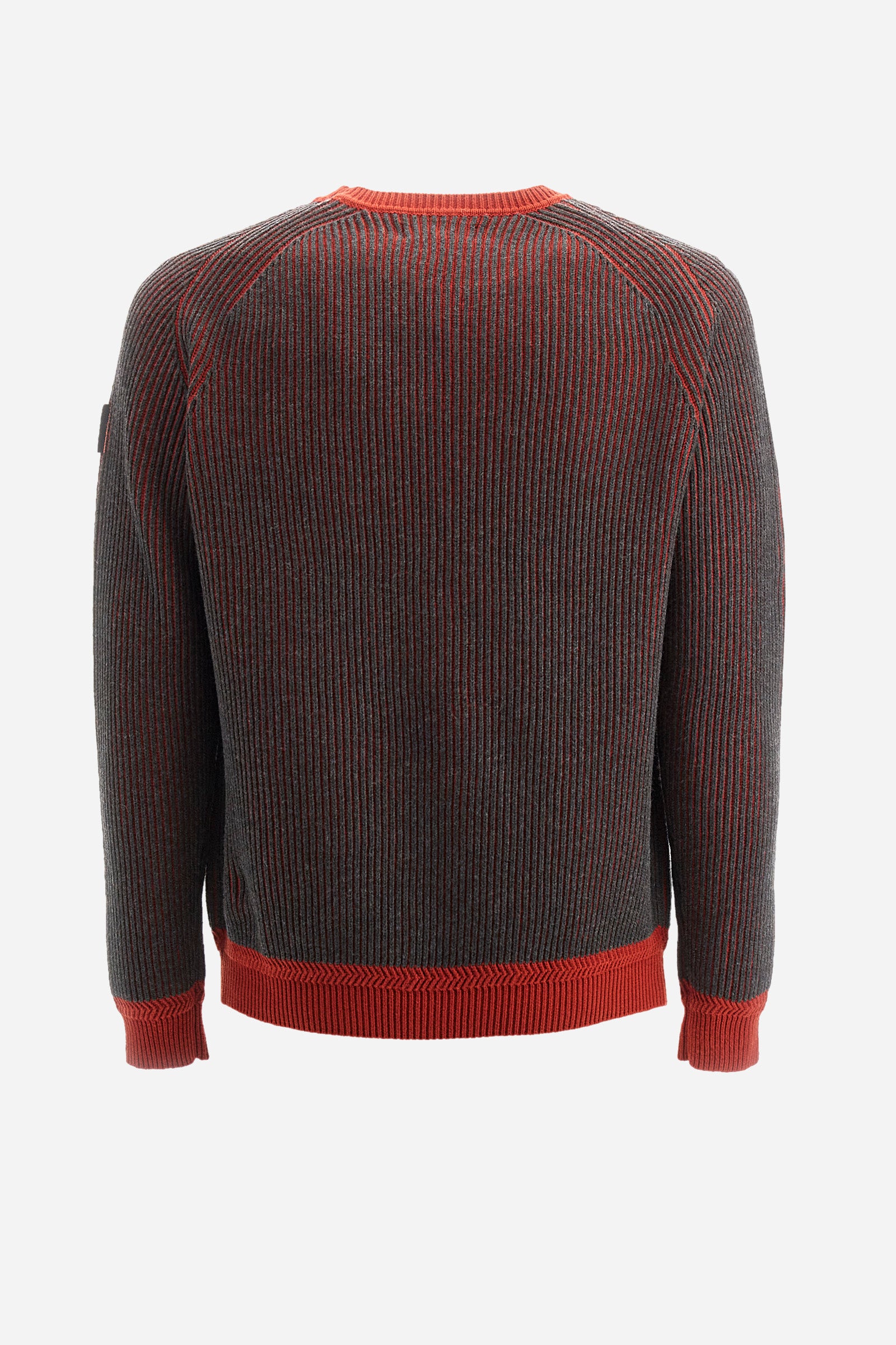 Regular fit pullover in wool and cotton - Zimran