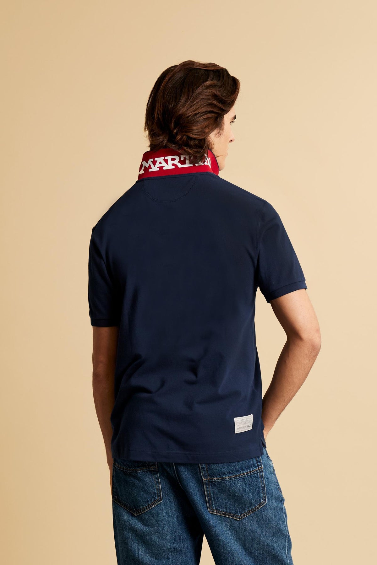 Men's regular fit polo with team logo - Miguel