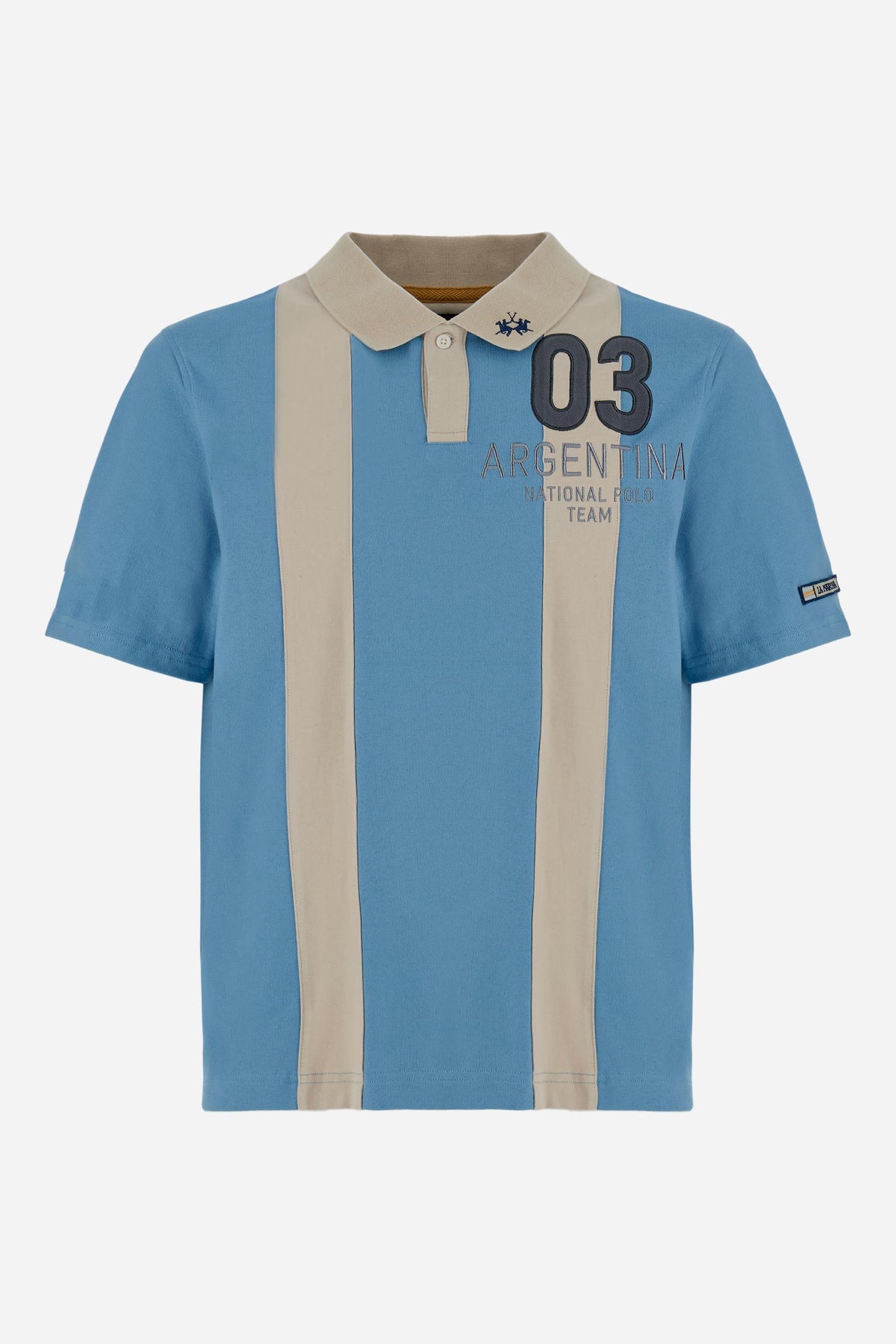 Polo de hombre manga corta en jersey pesado de algodón Argentina - Daniele