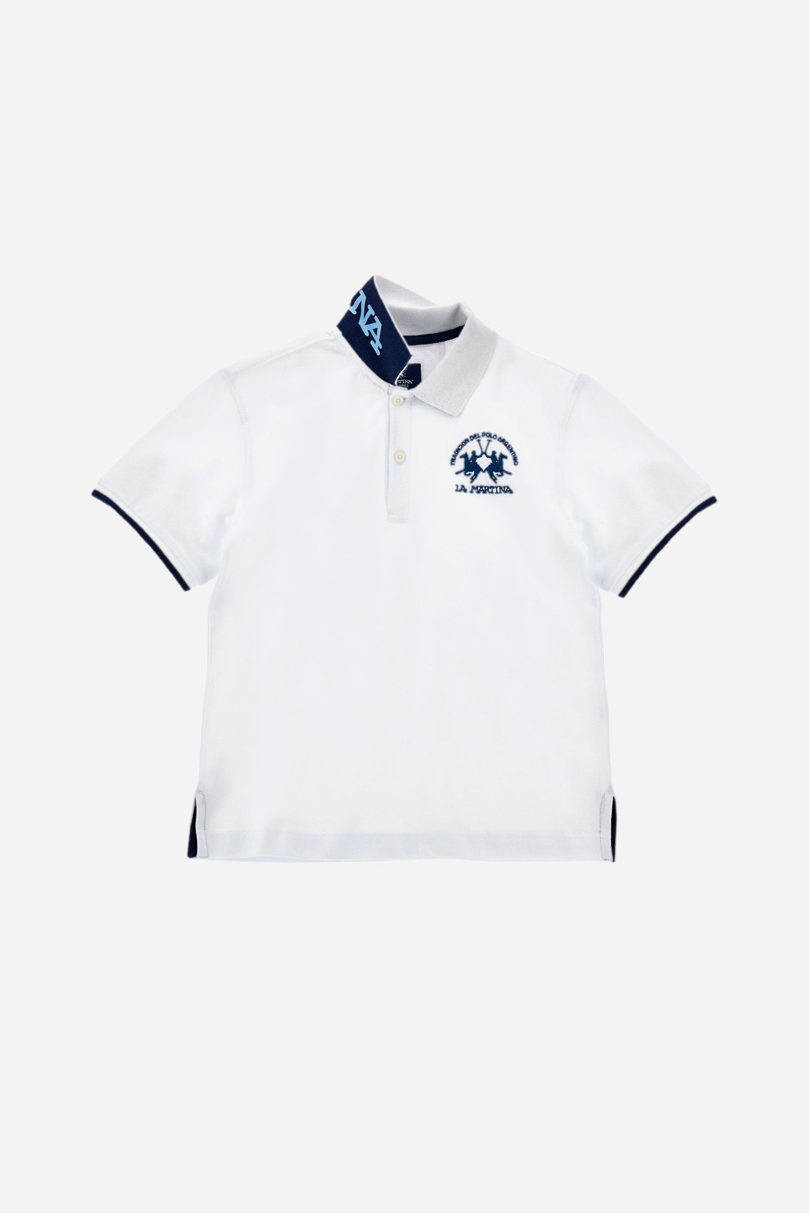 Boys' cotton polo shirt