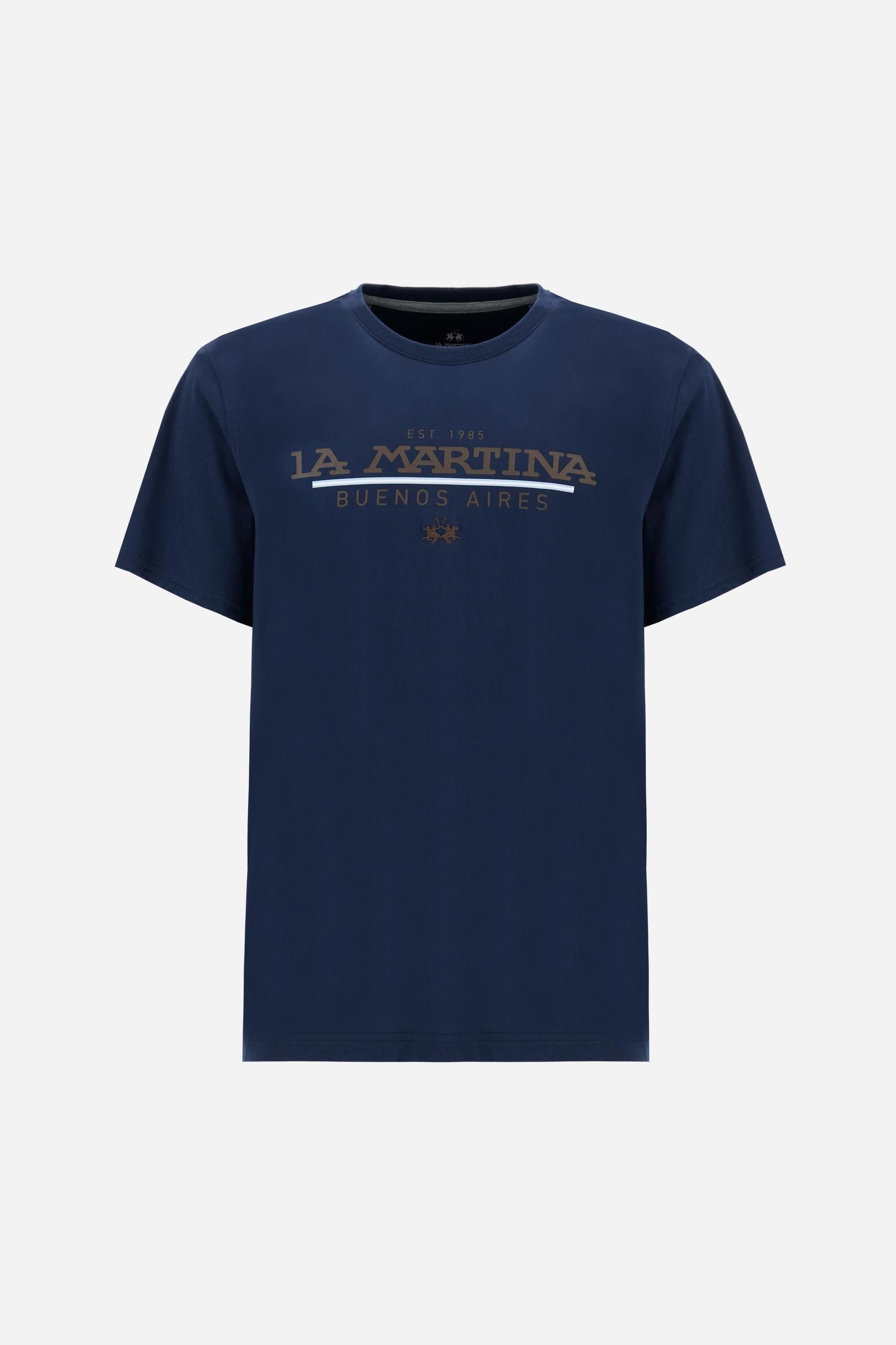 Men’s cotton jersey T-shirt La Martina EST 1985 - Benedicto