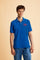 Men's regular-fit Polo Shirt - Classic Blue                                                                                                                                                                                                                                                                                                                                                                                                                                                                                     