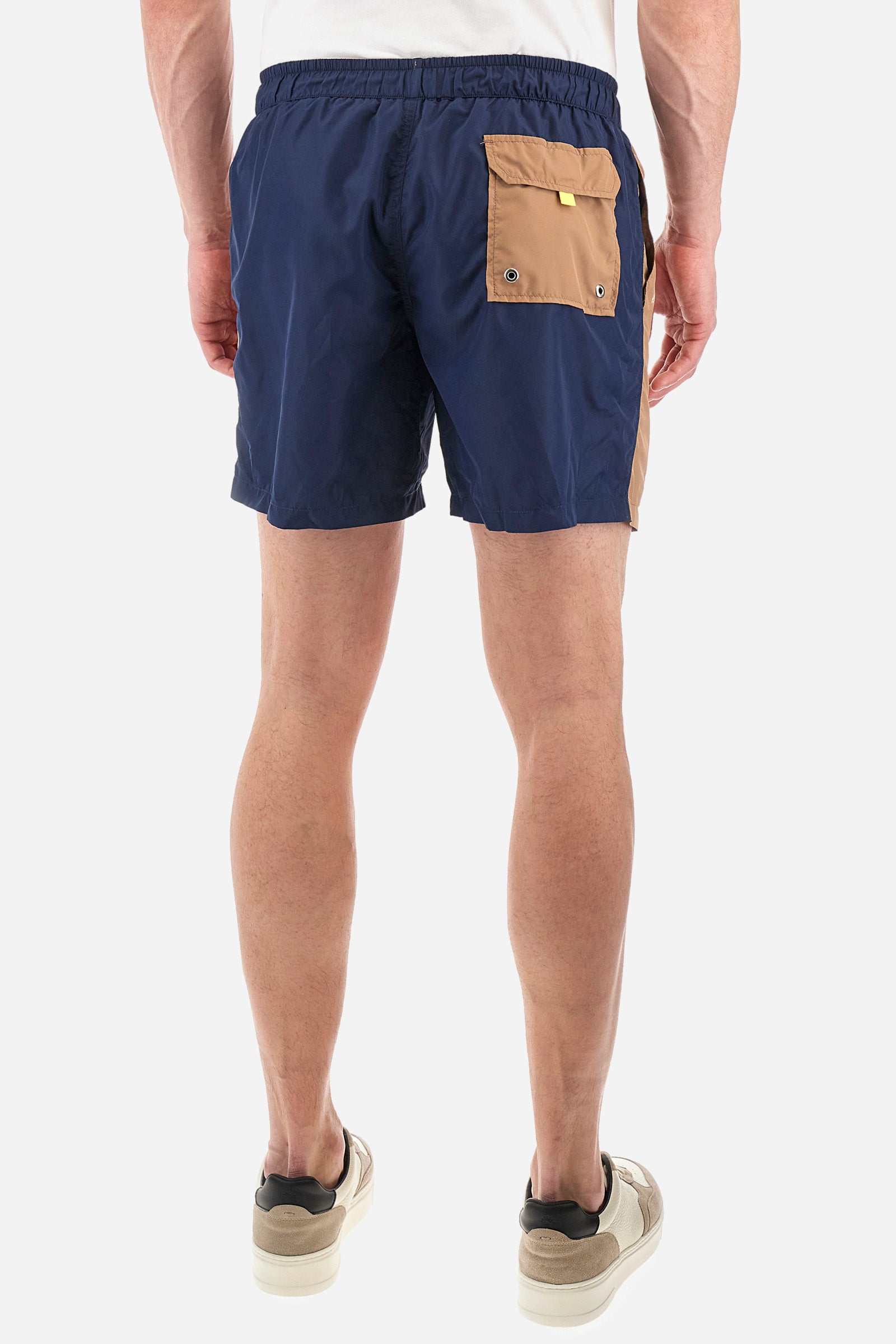 Regular-fit swimming shorts in synthetic fabric - Yvor