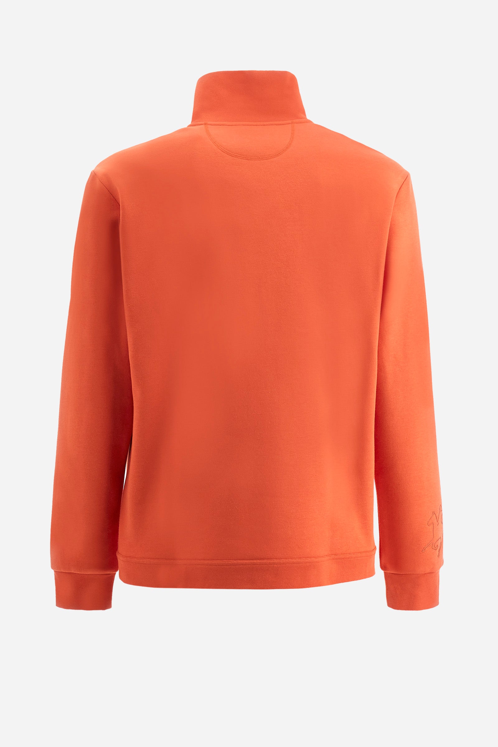 Regular fit cotton blend sweatshirt - Zaki