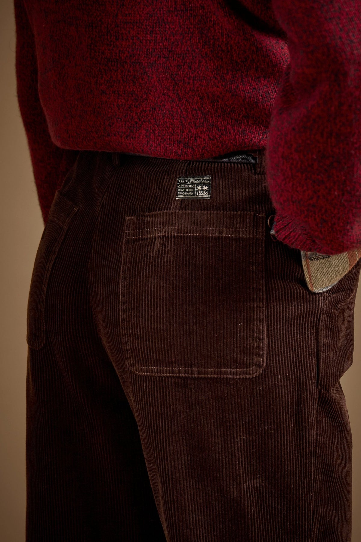 Pantalone donna in velluto di cotone a coste - Exaltacion