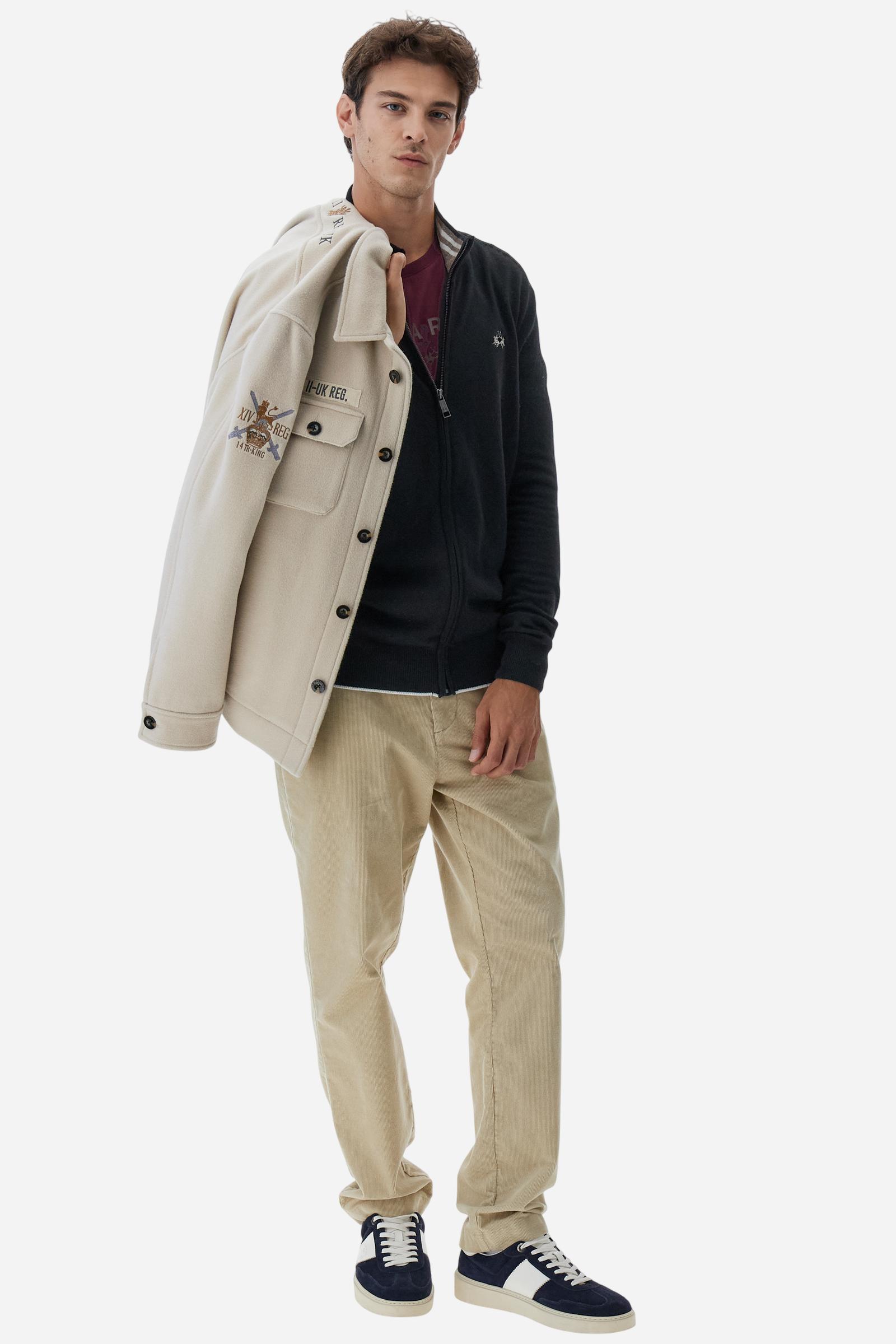 Men’s wool zip sweater - Brauwin