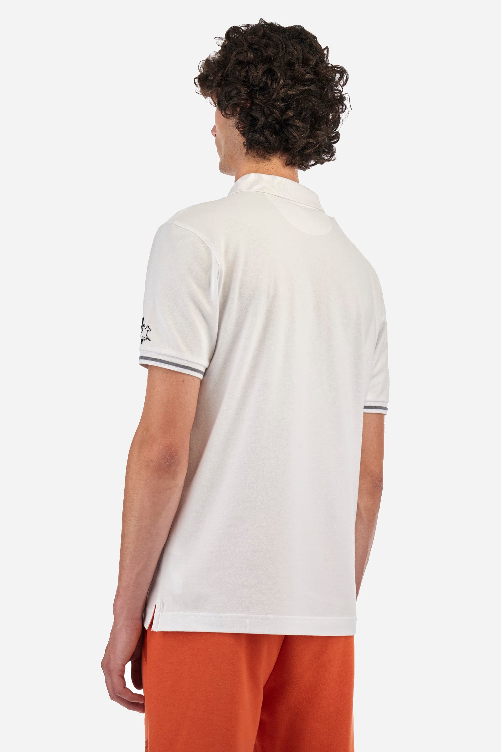 Poloshirt aus Stretch-Baumwolle, Regular Fit – Zaccariah