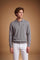 Men's polo shirt in cotton and wool knit - Euridice