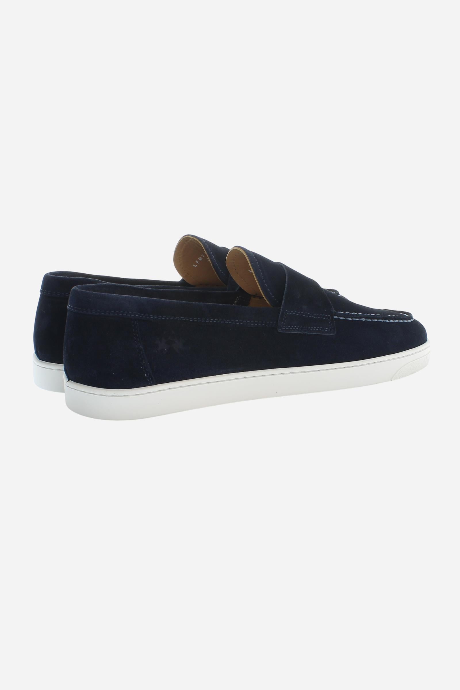 Men’s suede loafers with EVA sole - Velvet