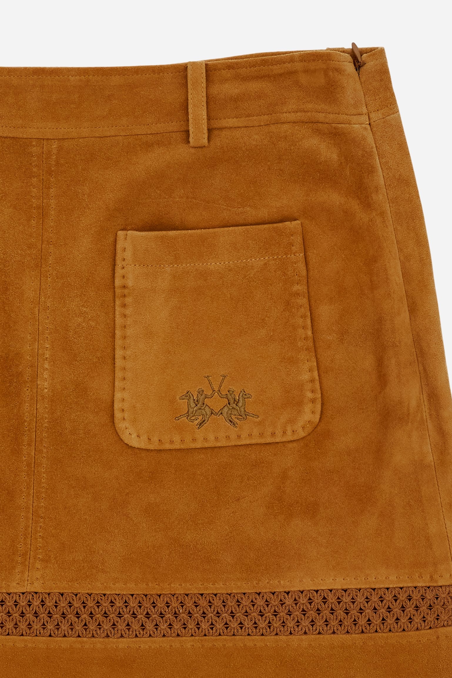 Suede mini skirt - Carlita