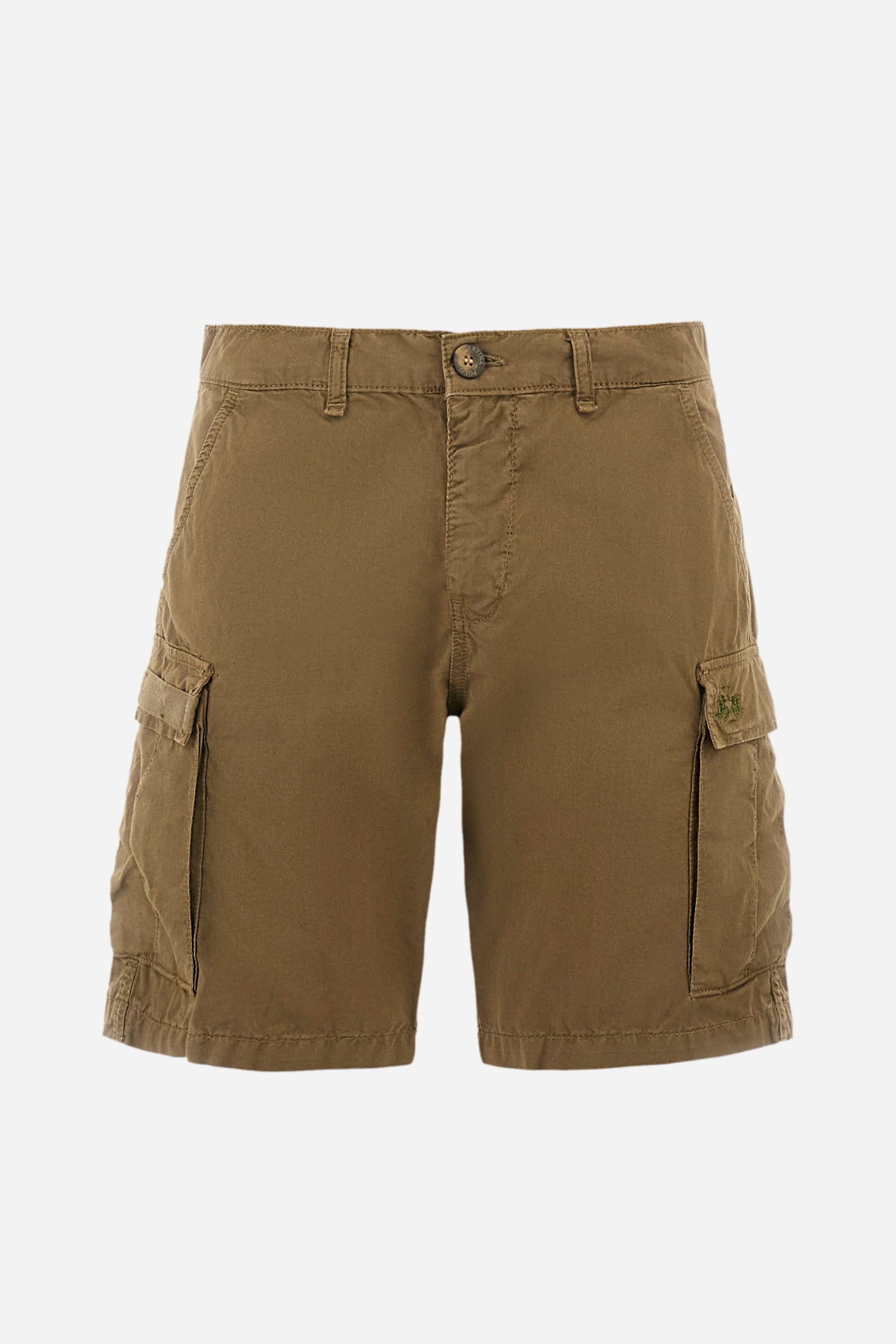 Regular-fit Bermuda cargo shorts in cotton - Yeoman