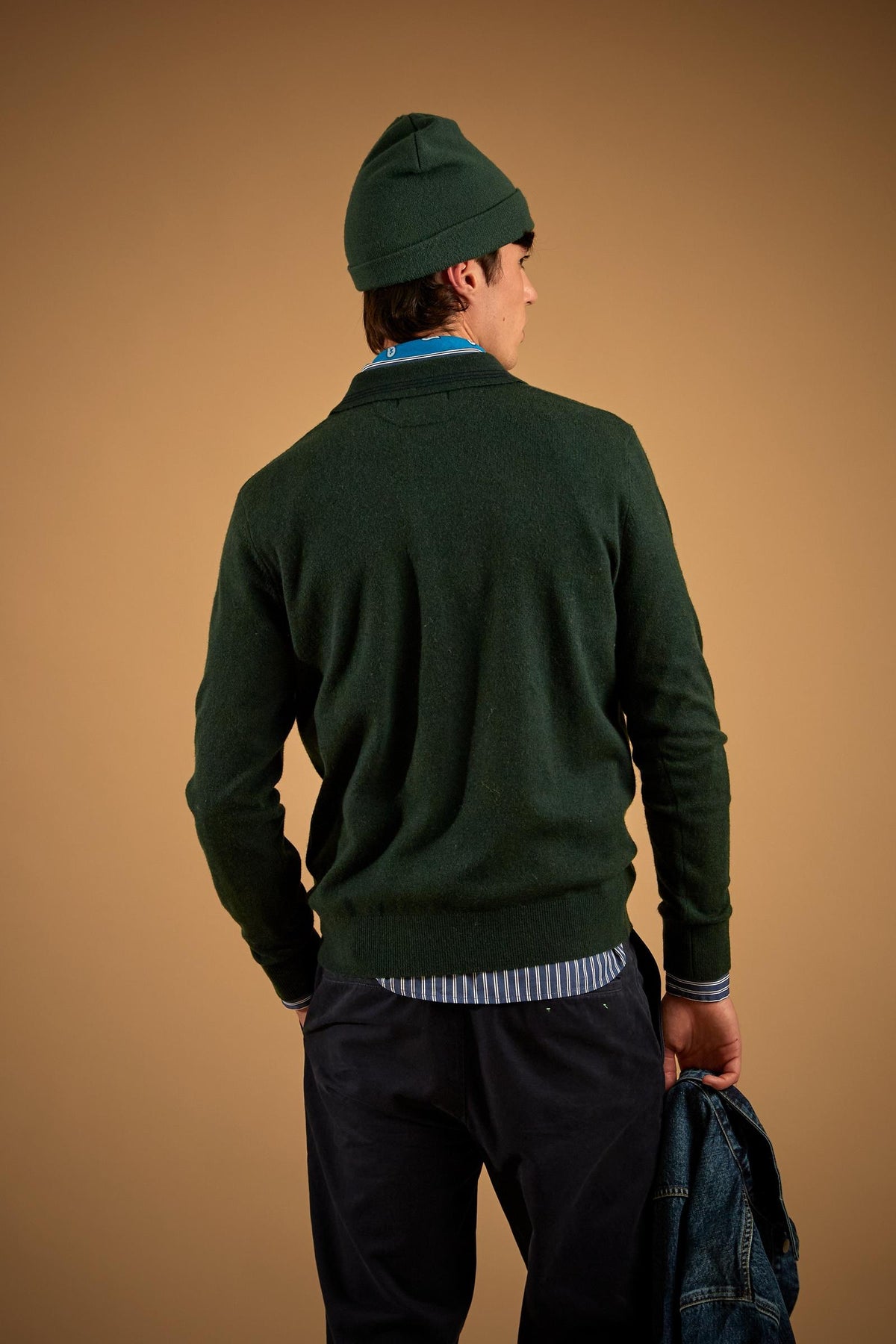 Polo aus einem Herren-Mix mit Lammwolle - Ettore