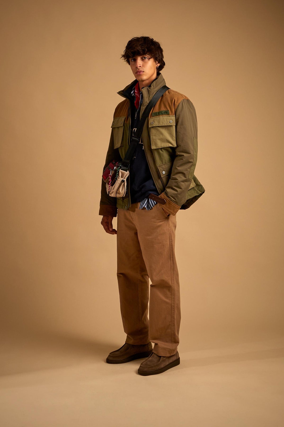 Men's Field Jacket in Waxed Canvas - Darell