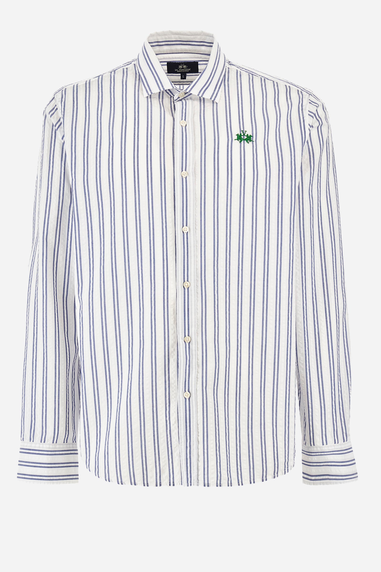 Cotton shirt with a striped patterned - Innocent
