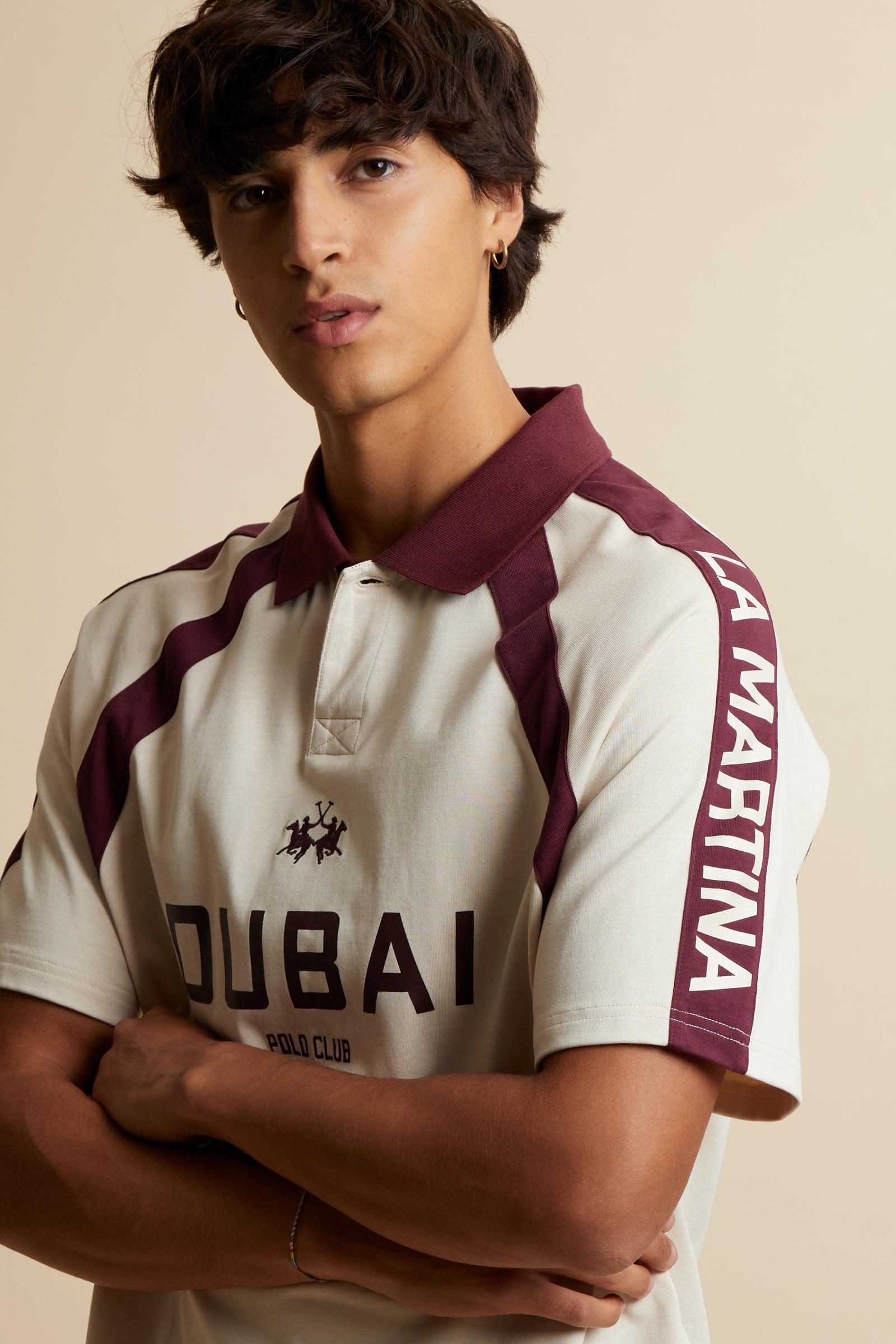 Men’s cotton polo shirt Dubai Edition - Cllitus