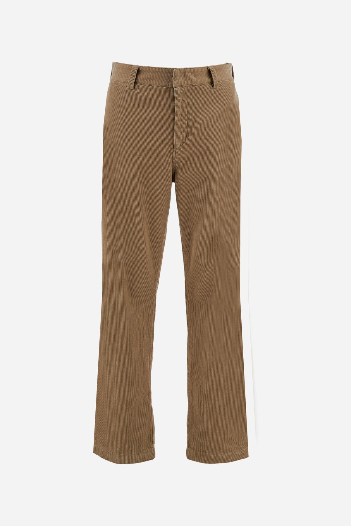Pantalón chino de hombre en terciopelo de algodón con canalé - Edoardo