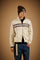 Men's full-zip sweatshirt in brushed cotton with rugby stripes - Didier