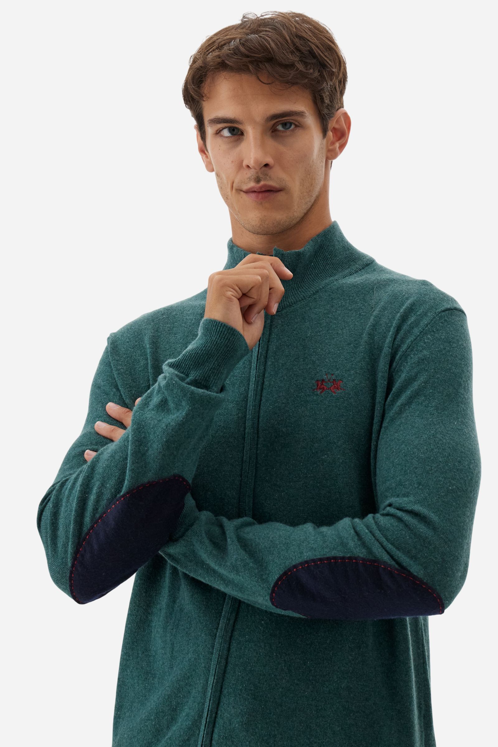 Jersey hombre lana con cremallera - Brauwin