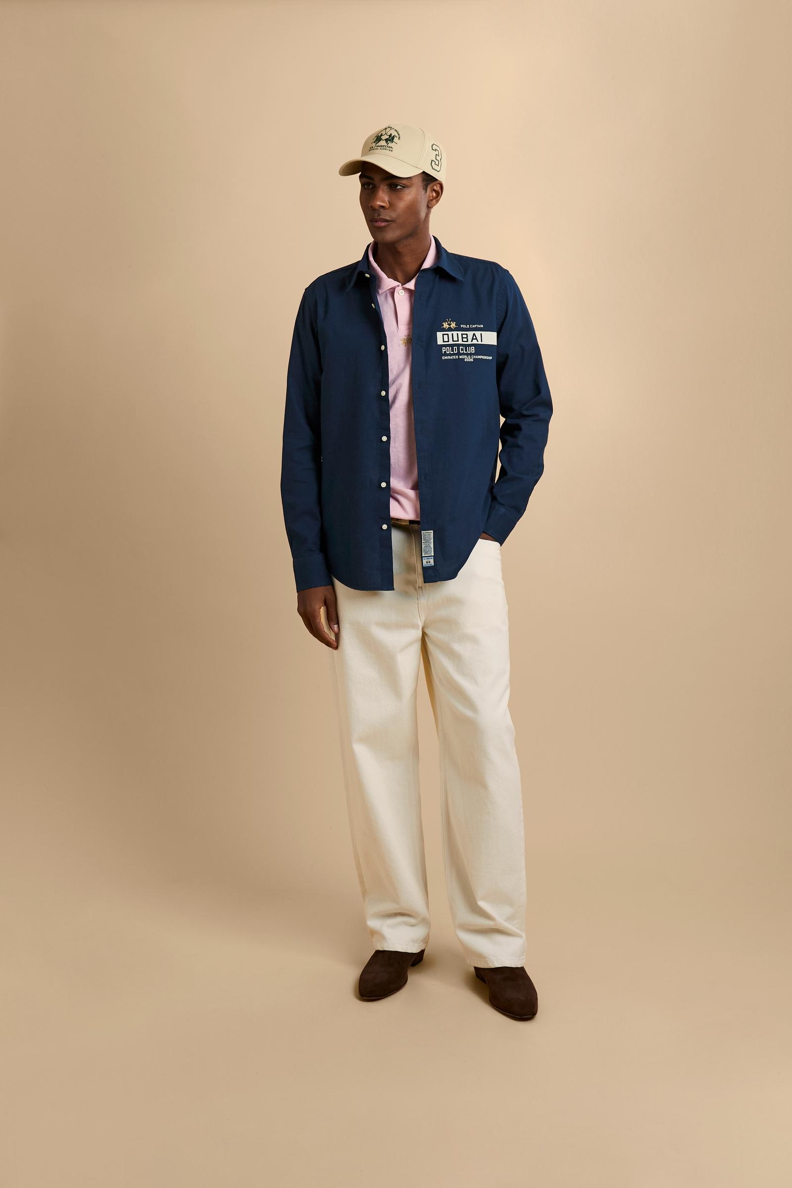 Men’s cotton and linen shirt Dubai Polo Club - Celso