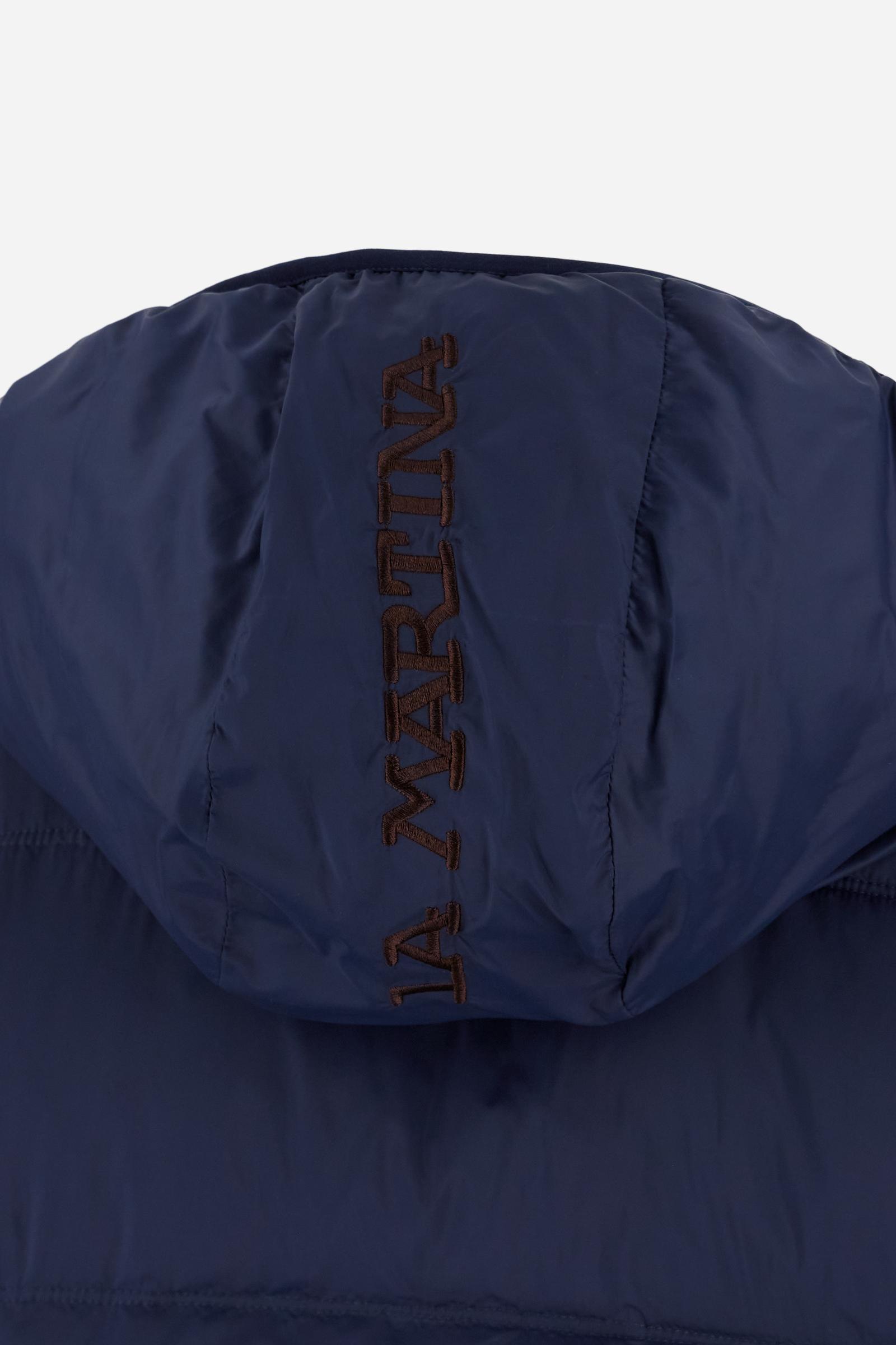 Men’s nylon down jacket with feather padding - Bertrand