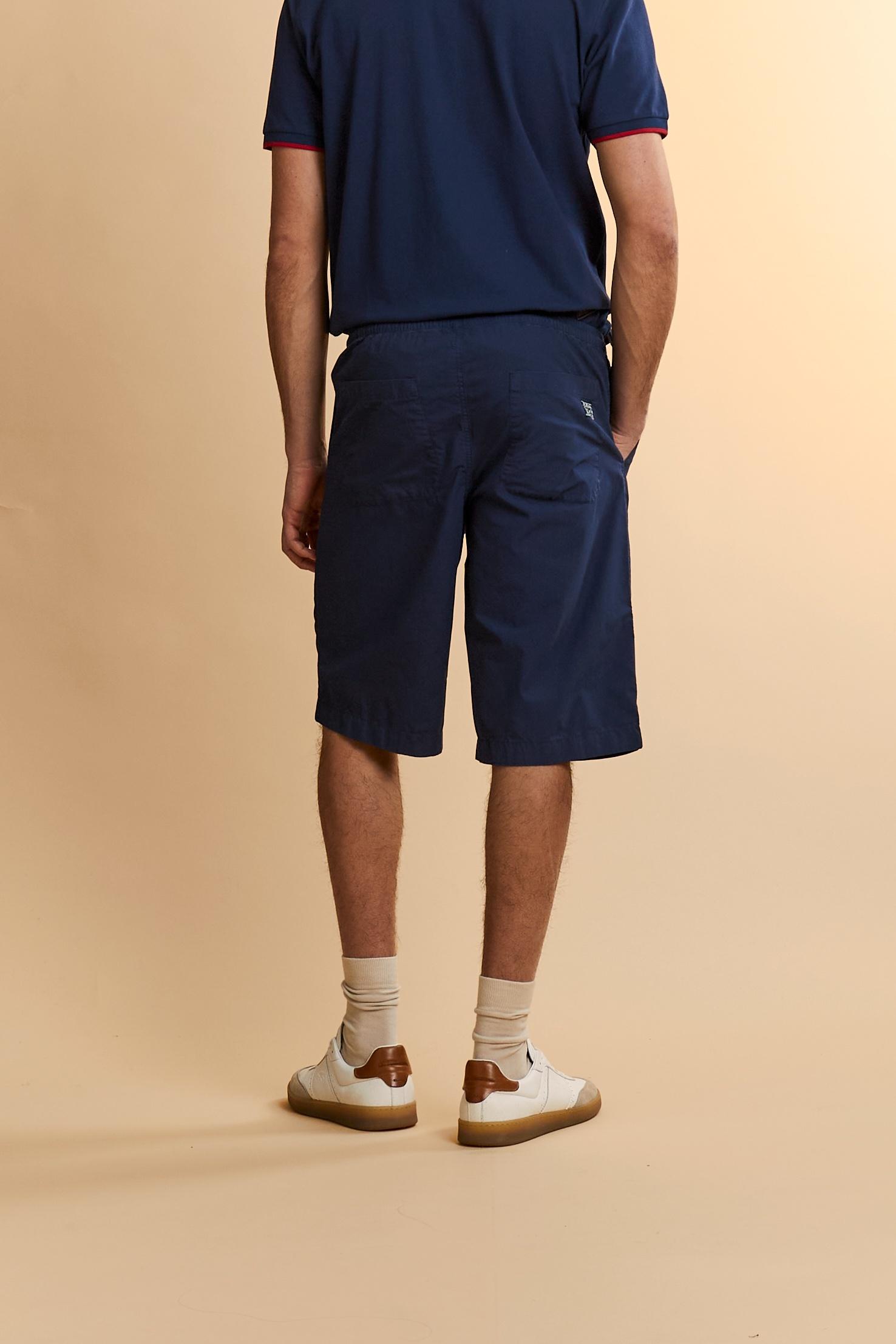 Men’s garment-dyed poplin Bermuda shorts - Cesar