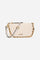 Small flat pouch made of soft, solid-colour full-grain leather. Zip fastening with leather pull tab. The removable strap combines a gold metal chain with pendants and a technical cord inspired by outdoor style, creating a dynamic and contemporary look. Gold-tone logo plaque on the lower front. Dimensions:21 x 13 x 1 - SILK                                                                                                                                                                                            