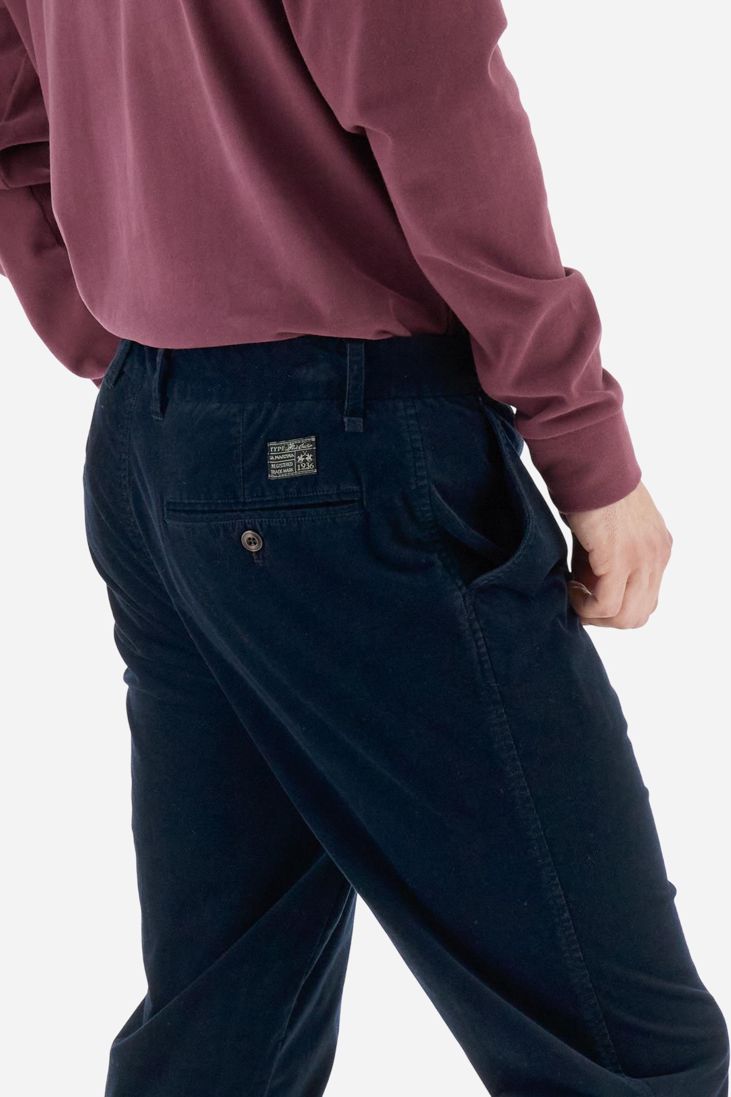Pantalón chino de hombre en pana lisa - Brandon