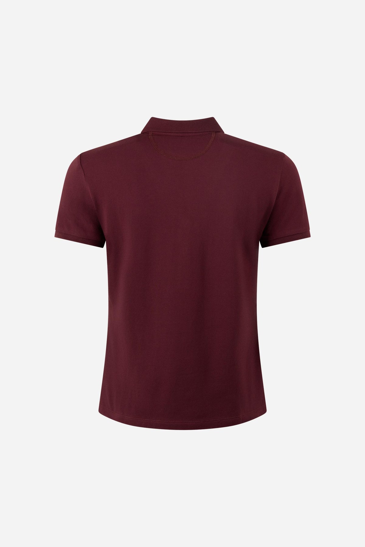 Slim-fit women's short-sleeve polo in stretch cotton blend piqué with ribbed collar and cuffs, front 4-button placket, and contrasting embroidered logo. - Port Royale