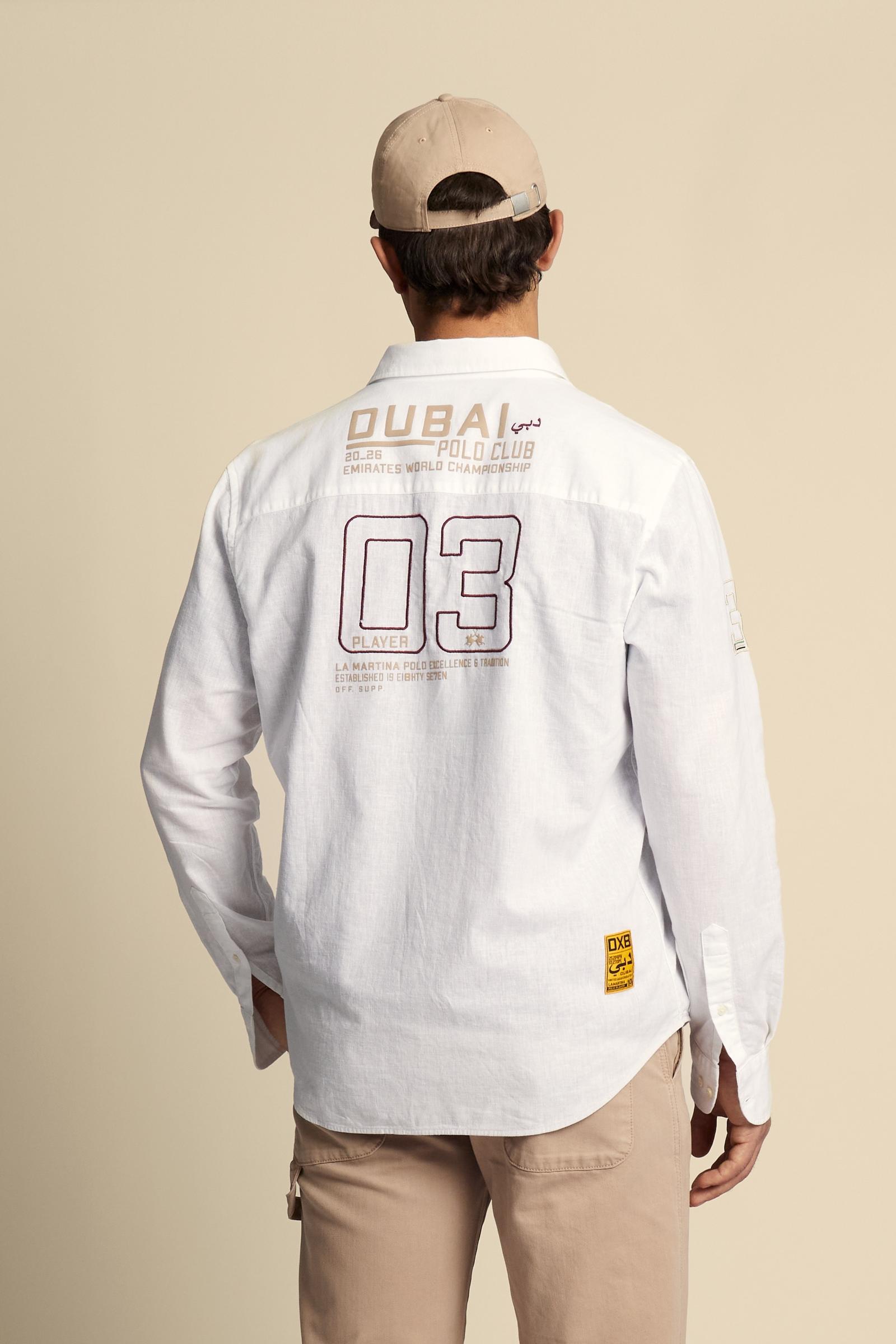 Men’s cotton and linen shirt Dubai Polo Club - Celso