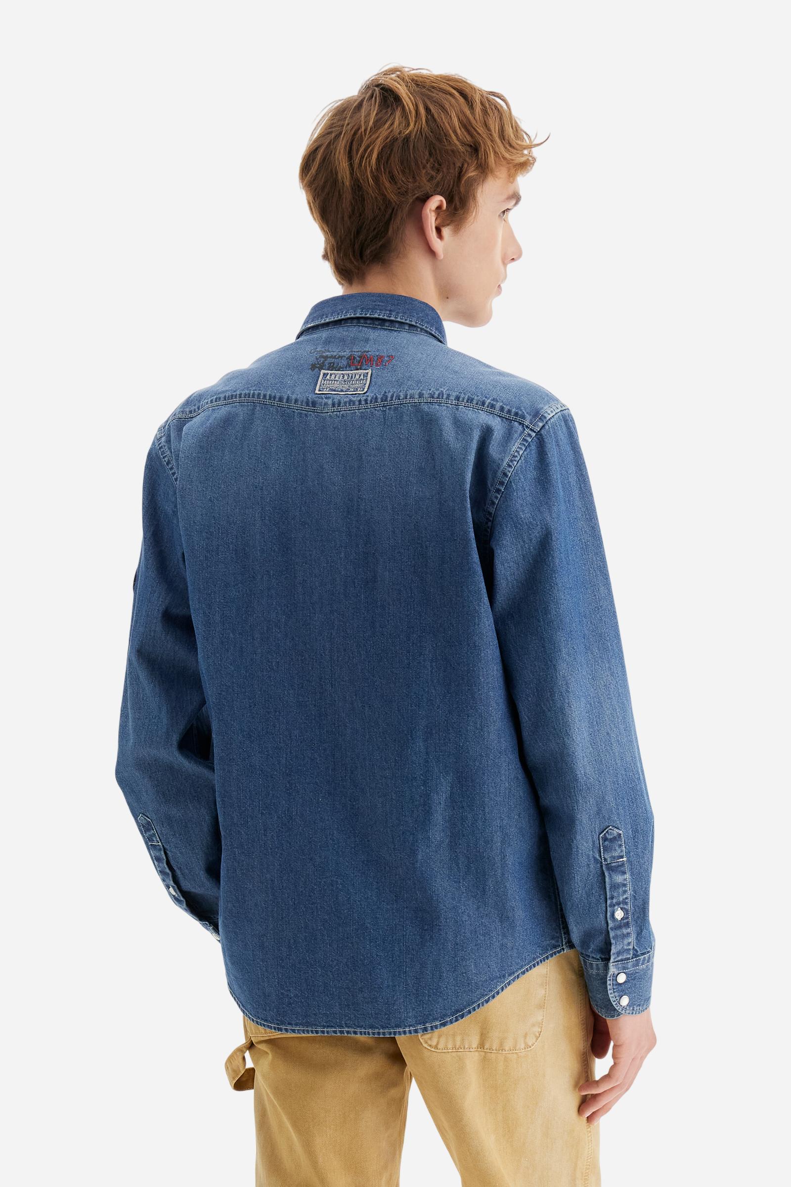 Chemise homme denim - Berry