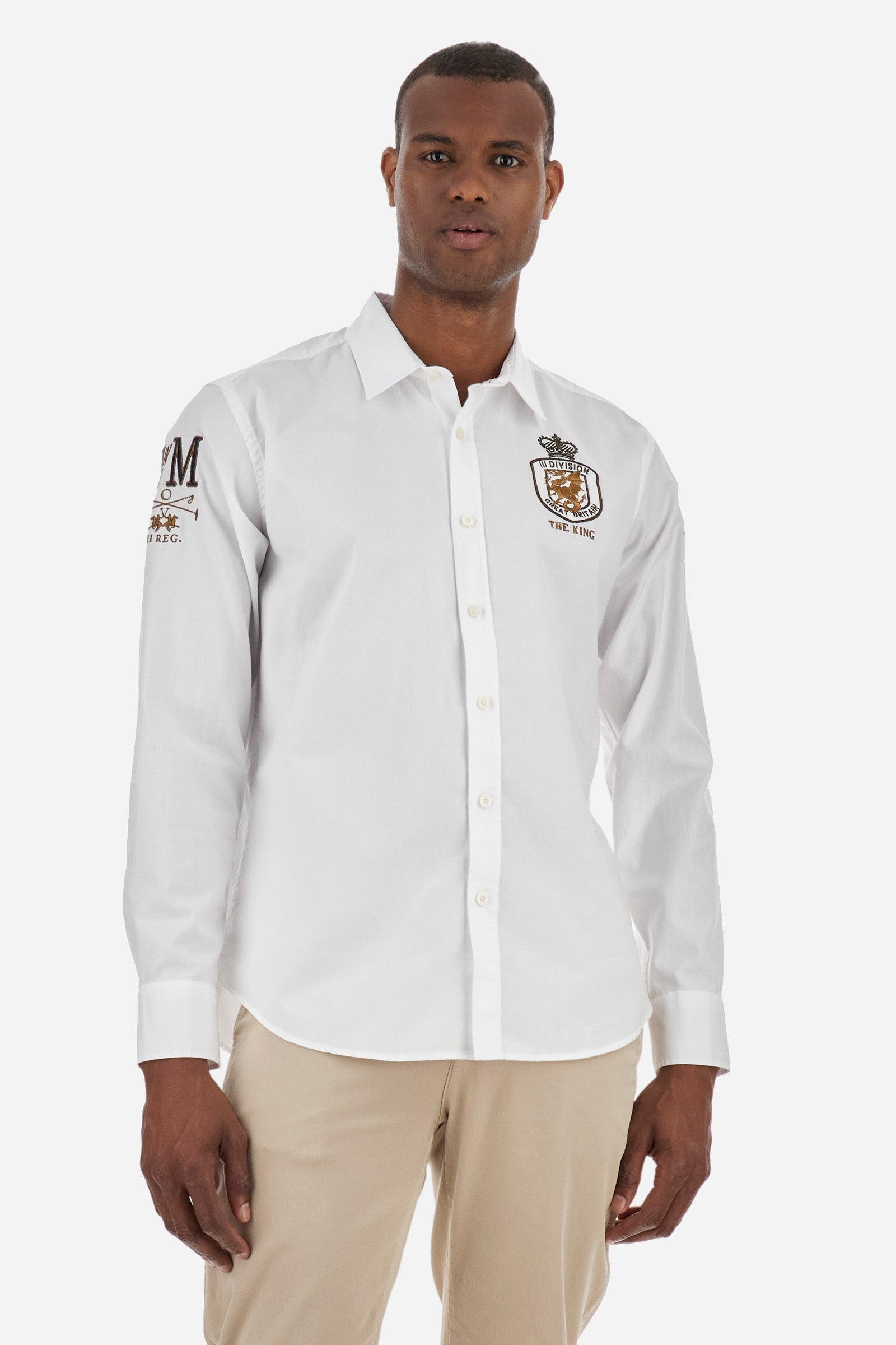 Chemise Guards coupe classique en coton - Zackerias