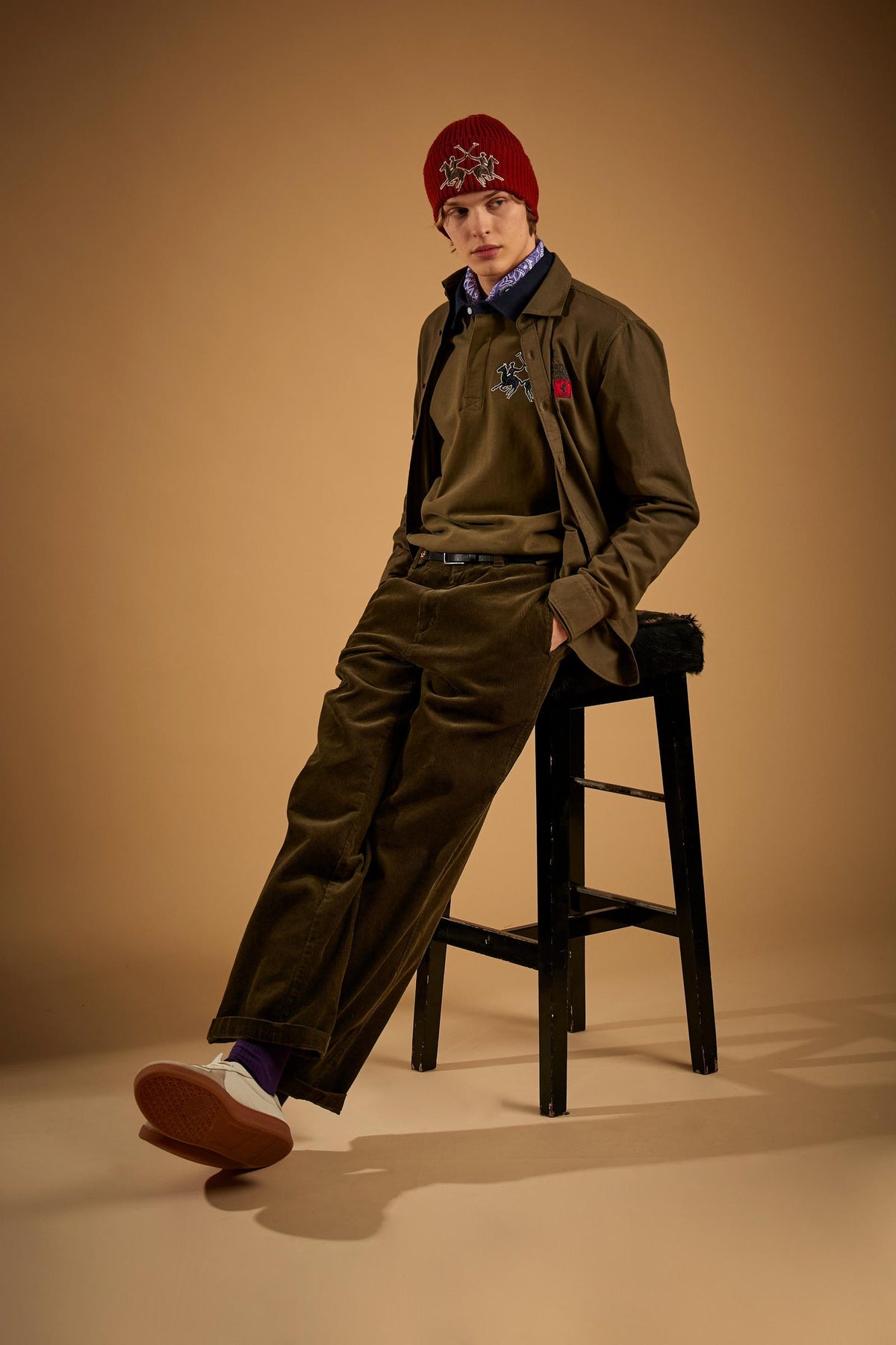 Chemise homme en coton oxford surteint Guards - Delmar